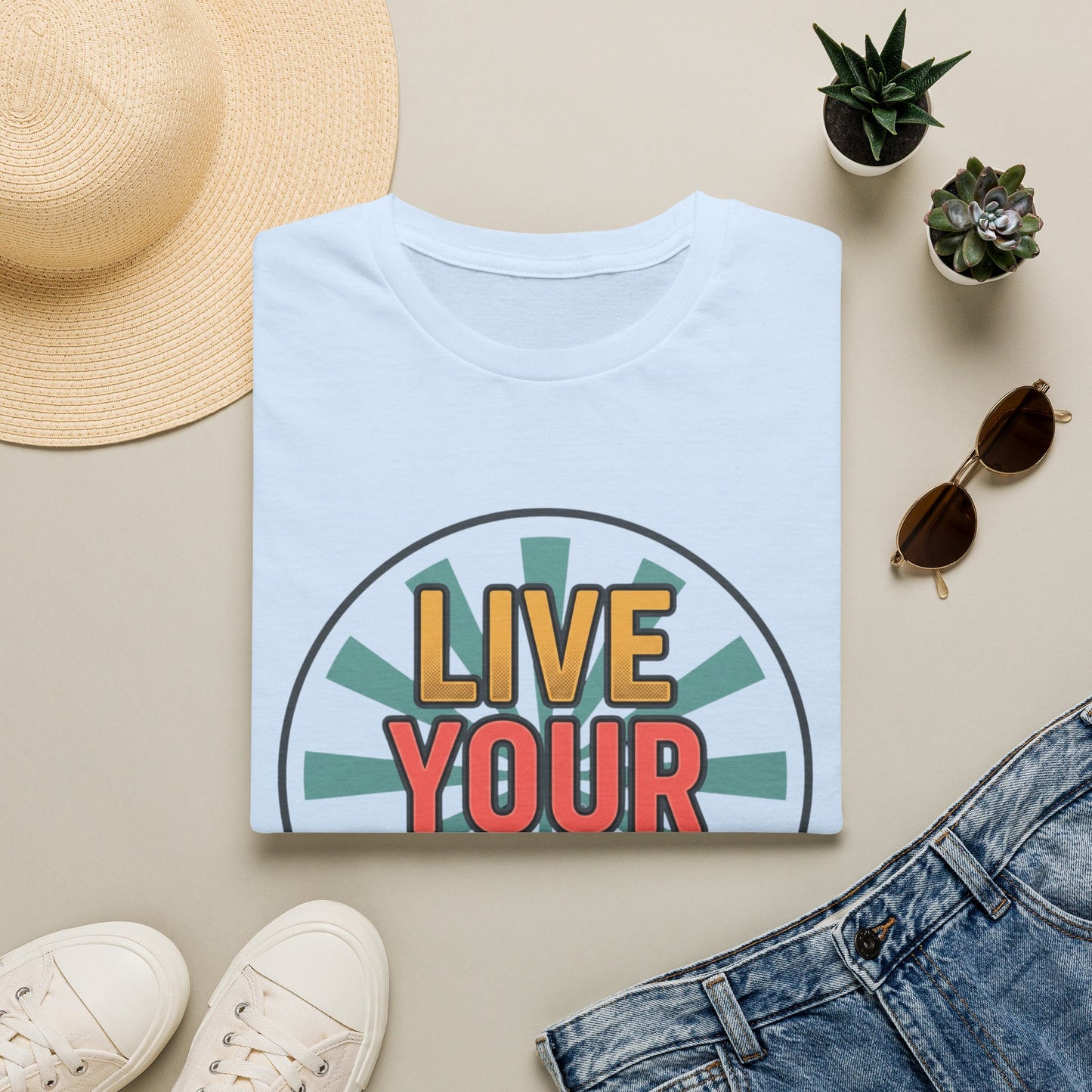 Live Your Truth T-Shirt — Retro Inspirational Graphic Tee