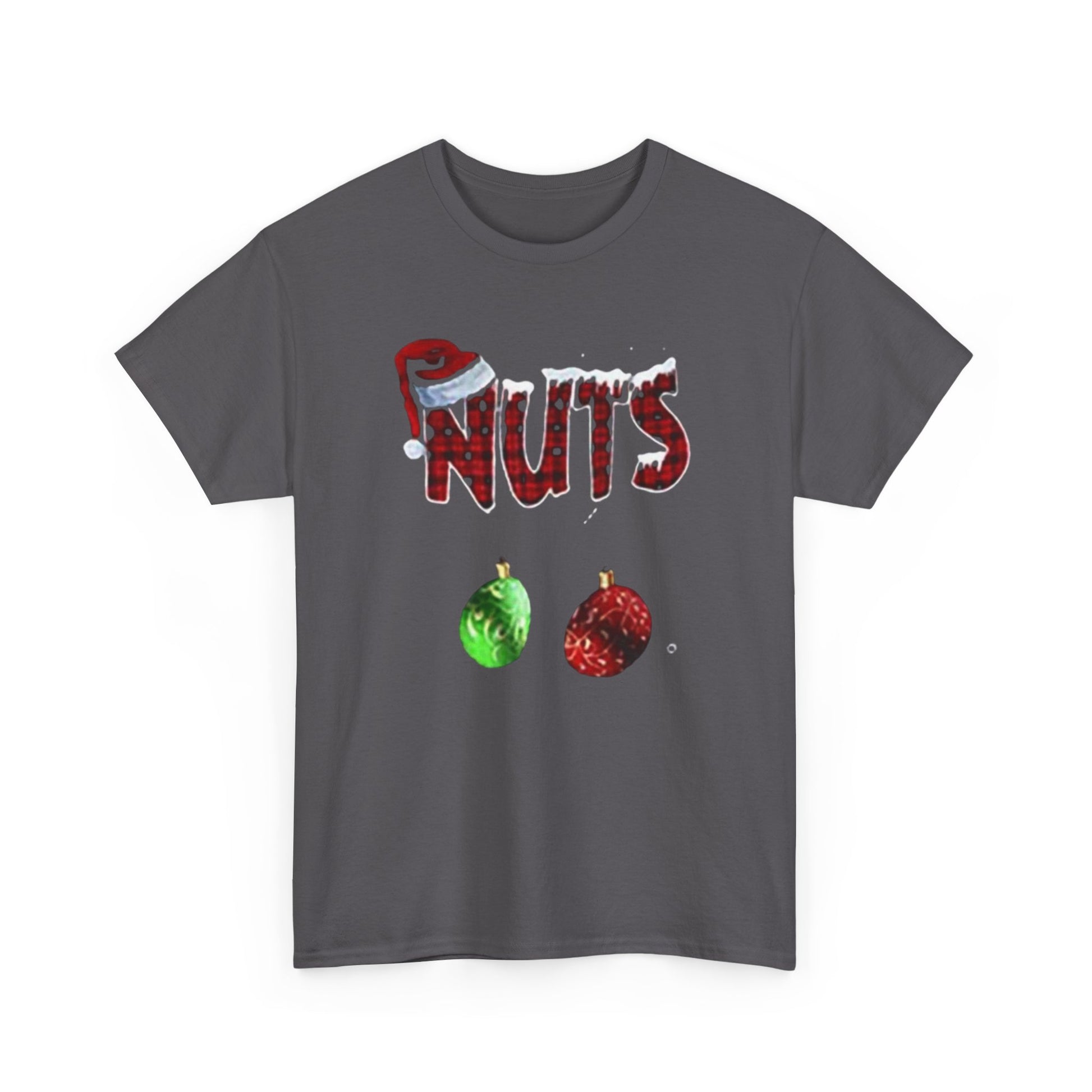 Holiday 'Nuts' Tee — Funny Christmas Ornament Graphic T-Shirt Printify