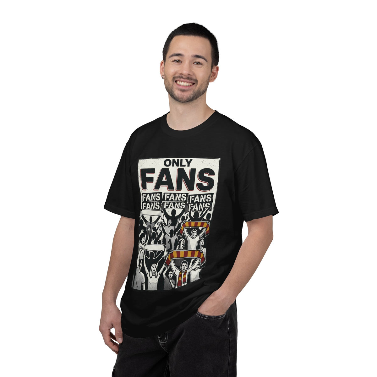 Only Fans Crowd Graphic T-Shirt — Vintage Sports Fan Tee