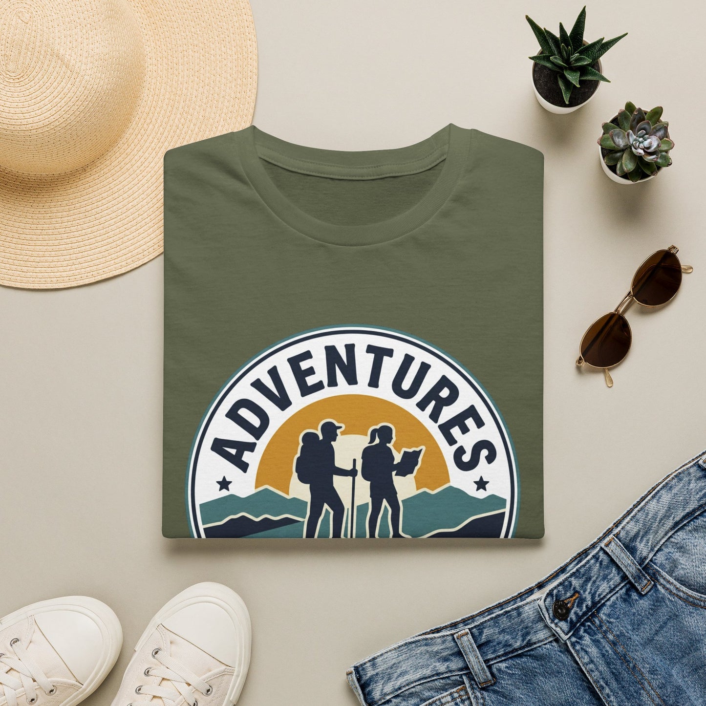 Adventures Are Better Together T-Shirt — Couples Hiking Outdoor Graphic Tee