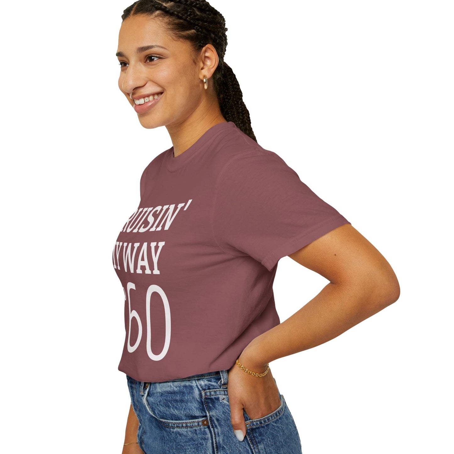 Cruisin' My Way Into 60 T-Shirt — 60th Birthday Tee