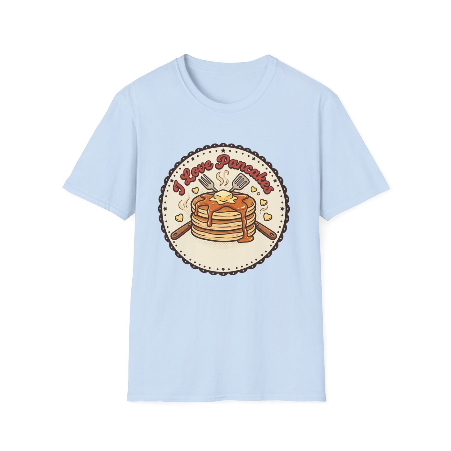 Pancake Love T-Shirt — Cute Stack of Pancakes Breakfast Tee