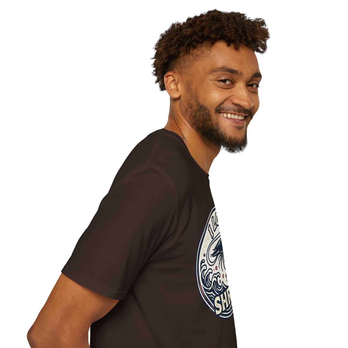 I Love Shrimp T-Shirt — Retro Seafood Crew Tee
