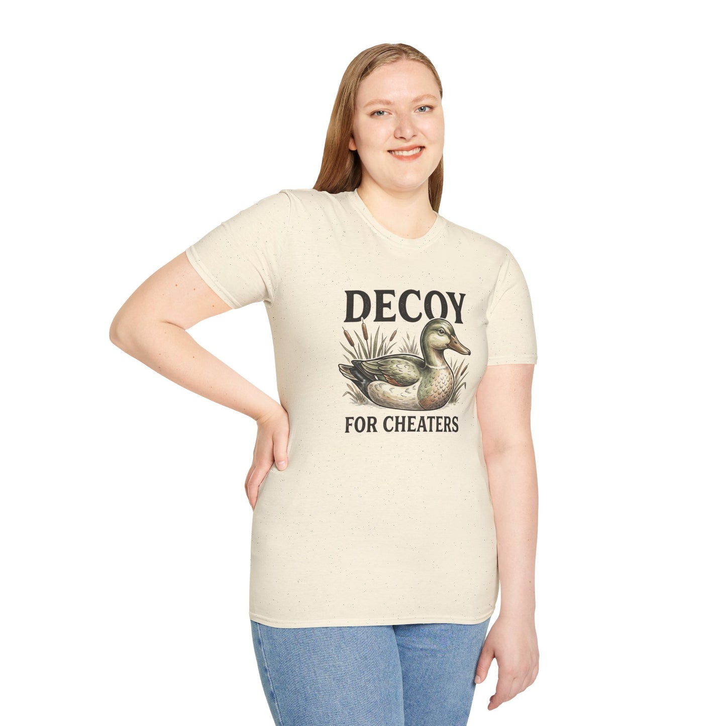 Decoy Duck T-Shirt — "Decoy for Cheaters" Vintage Waterfowl Tee