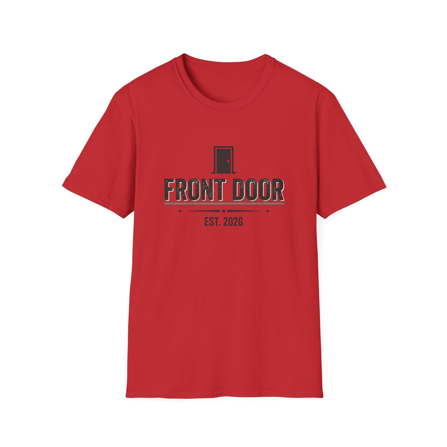 Front Door T‑Shirt – 'Front Door' Logo Tee (Est. 2026)