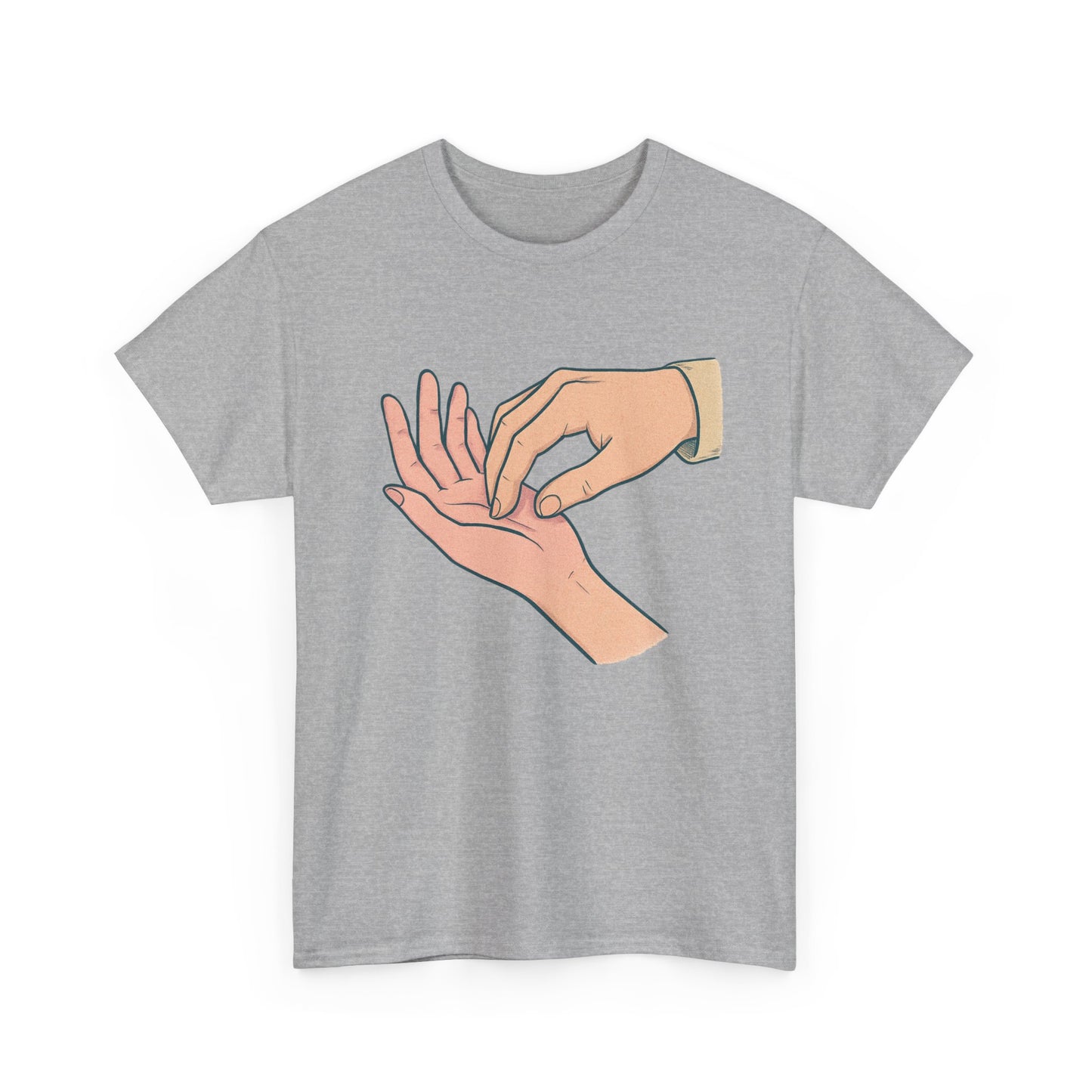 T-Shirt - Gentle Palm Reading Illustration Tee