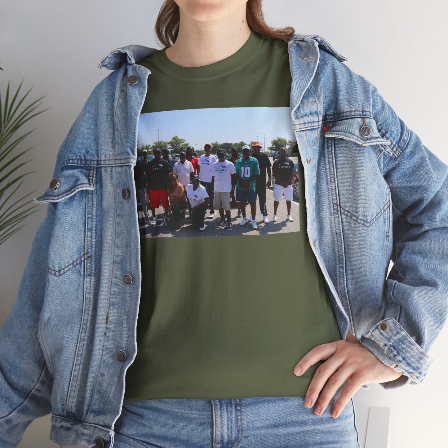 C-RYDERZ Group Photo Custom Tee — Personalized Reunion & Team Picture Shirt Printify