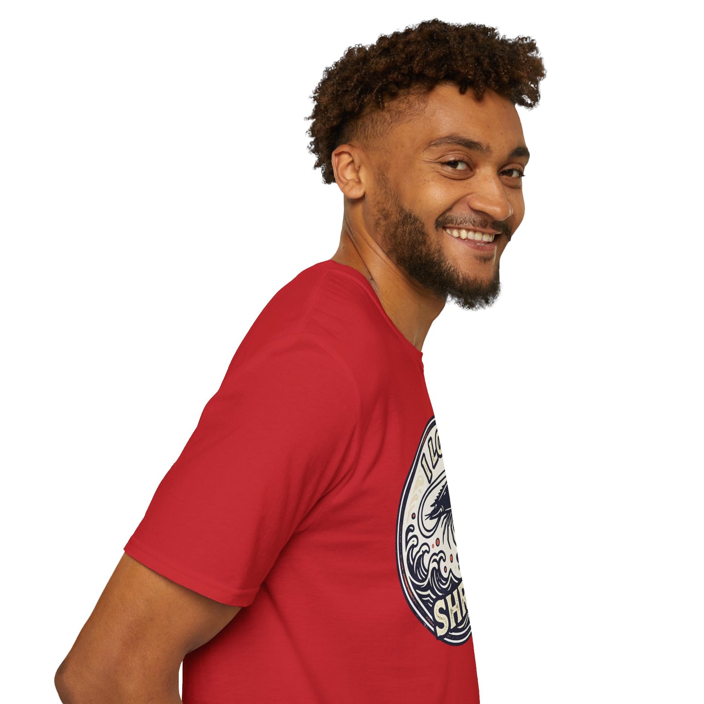 I Love Shrimp T-Shirt — Retro Seafood Crew Tee