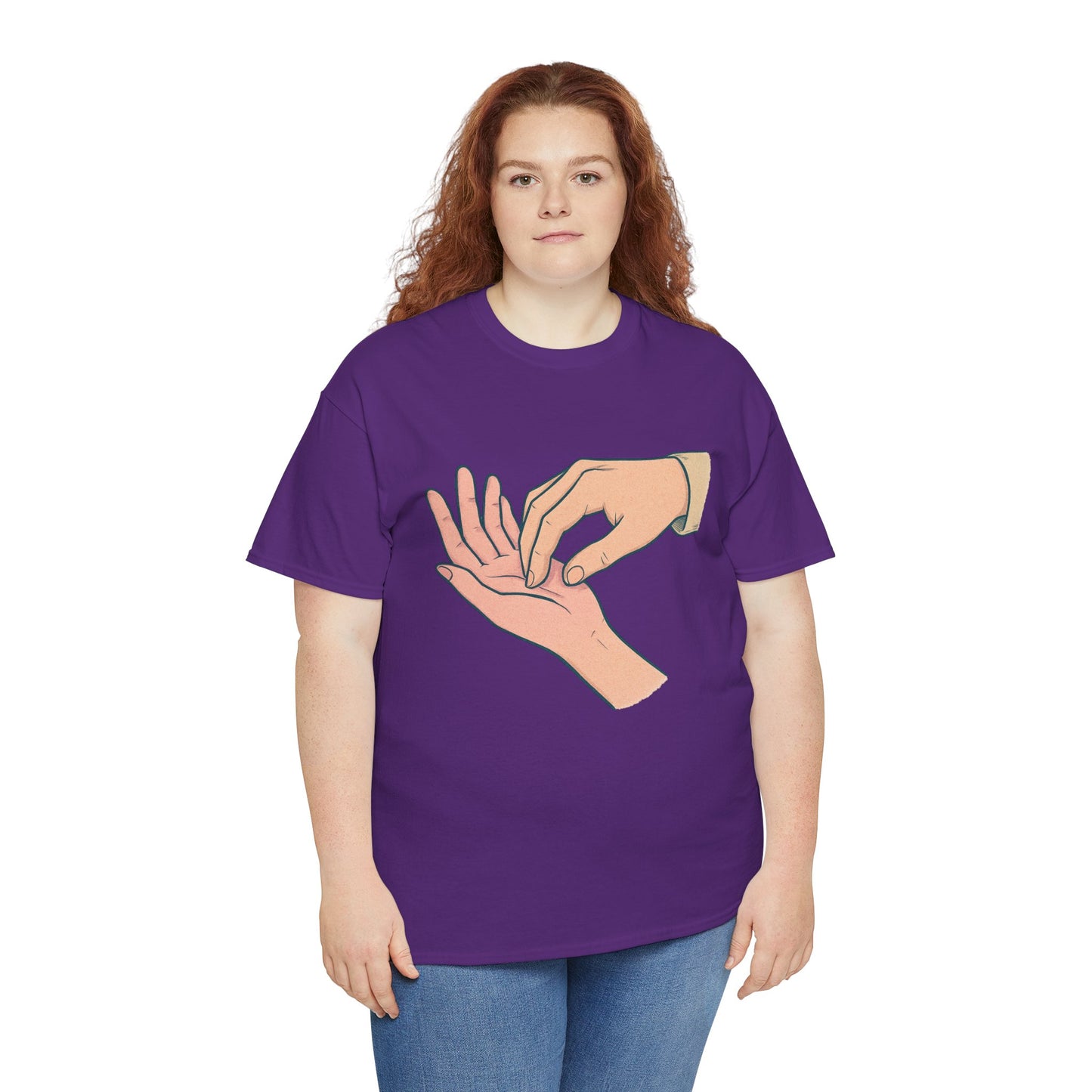 T-Shirt - Gentle Palm Reading Illustration Tee