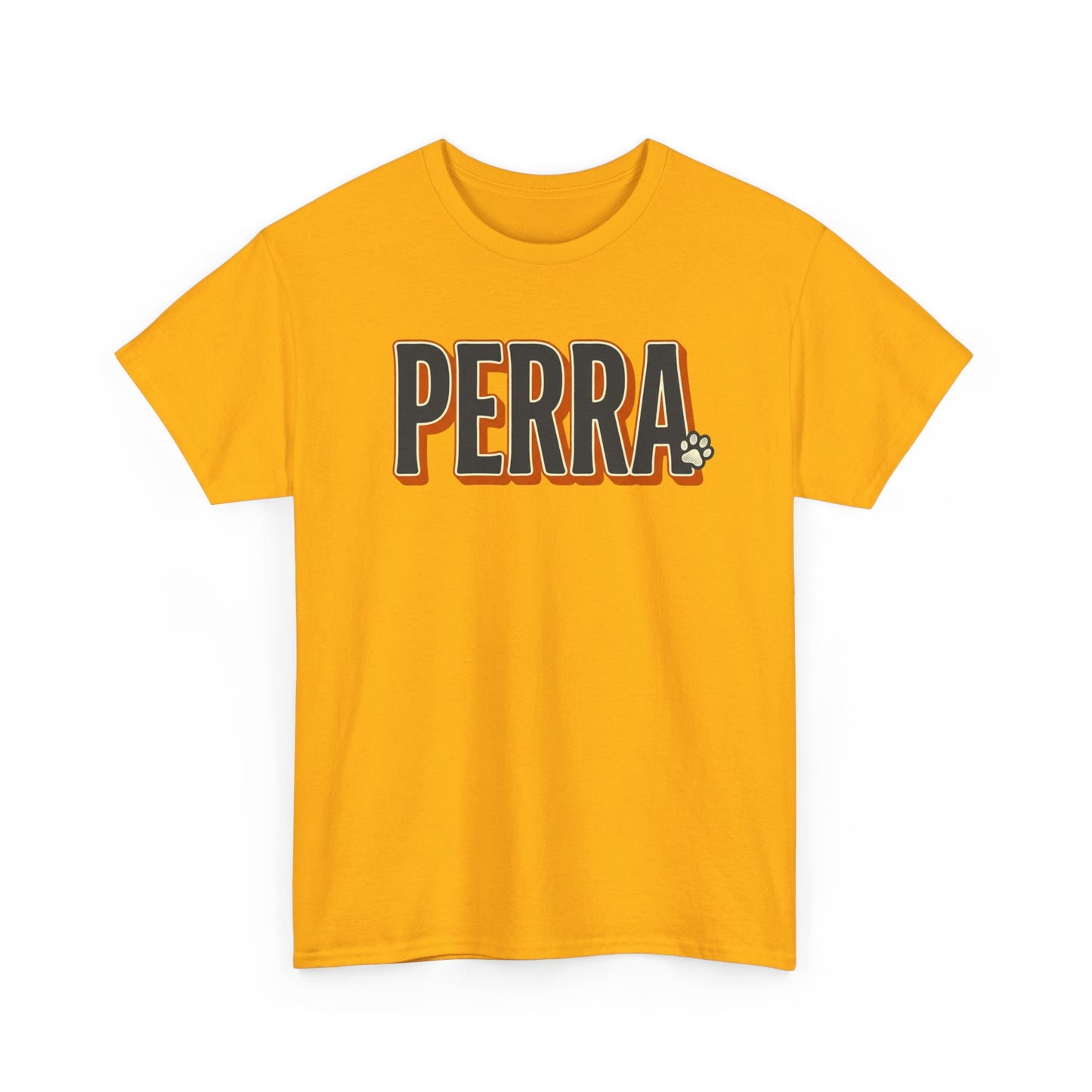 Perra Graphic Tee – Bold Retro Lettering T-Shirt