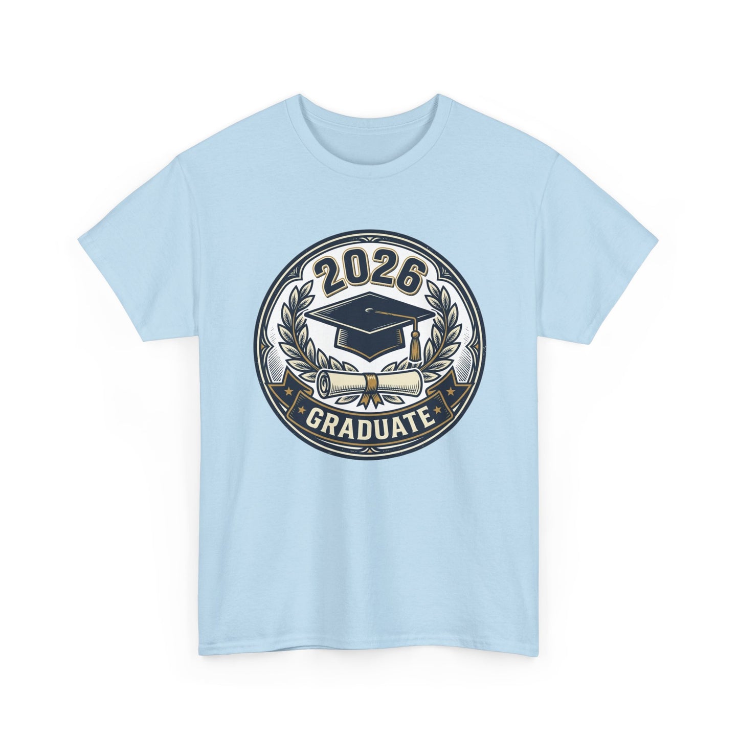 2026 Graduate T-Shirt — Graduation Cap Emblem Tee