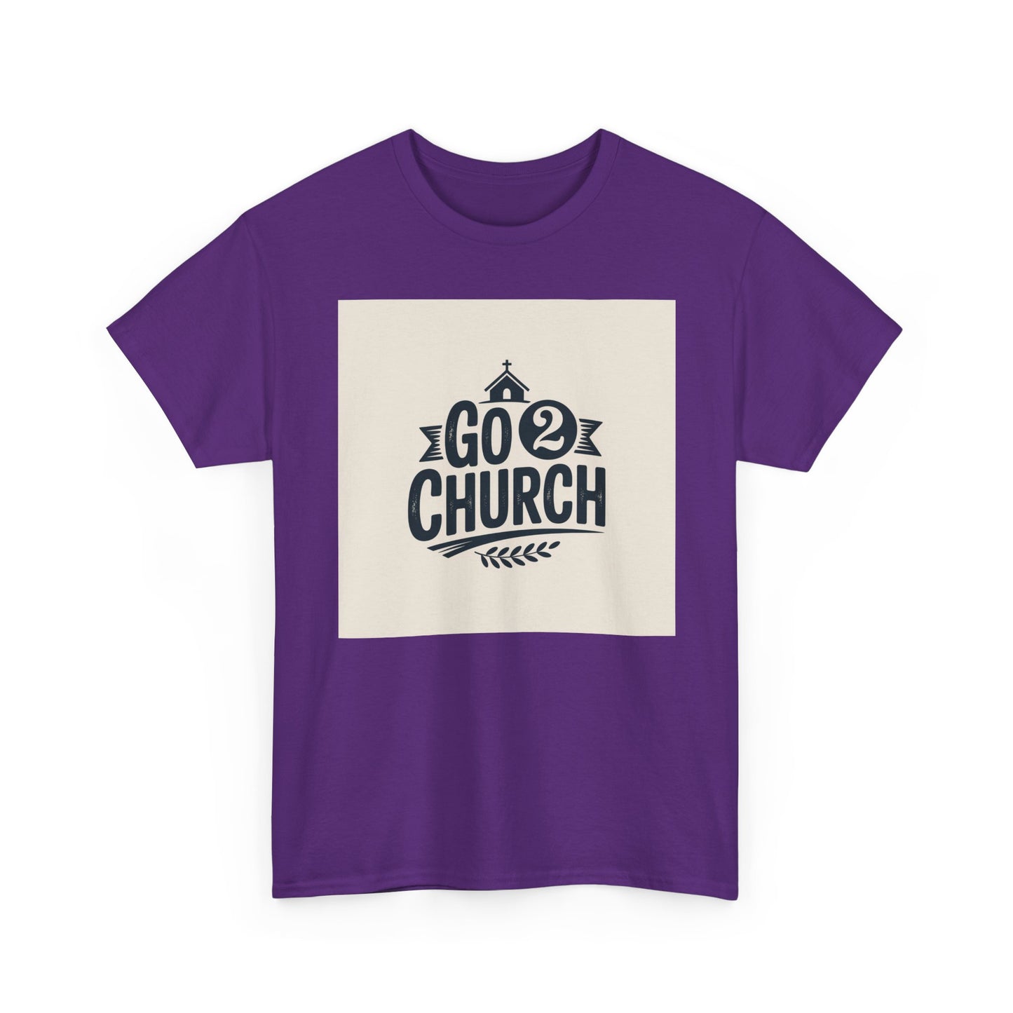 Go 2 Church T-Shirt — Faith-Based Gospel Tee