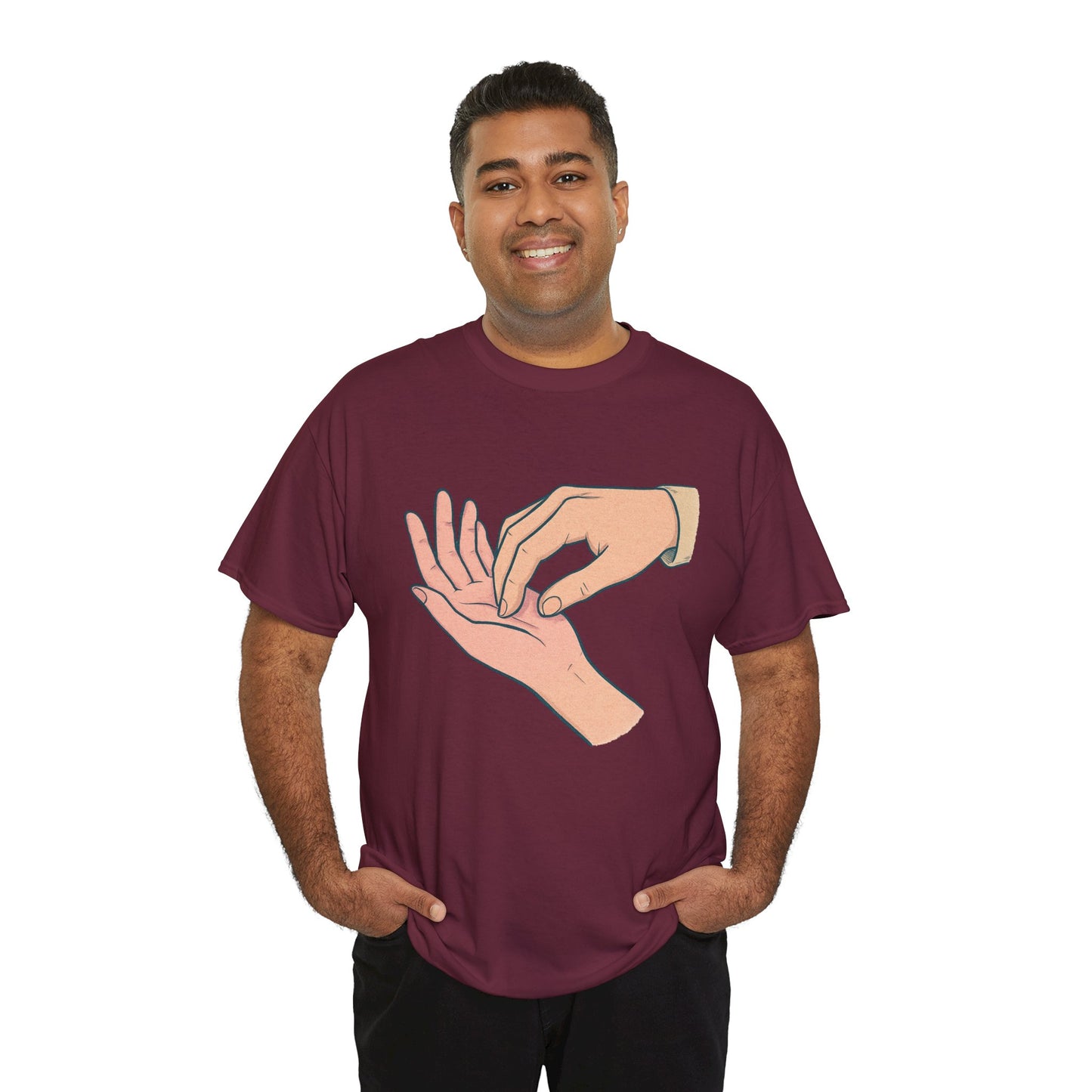 T-Shirt - Gentle Palm Reading Illustration Tee