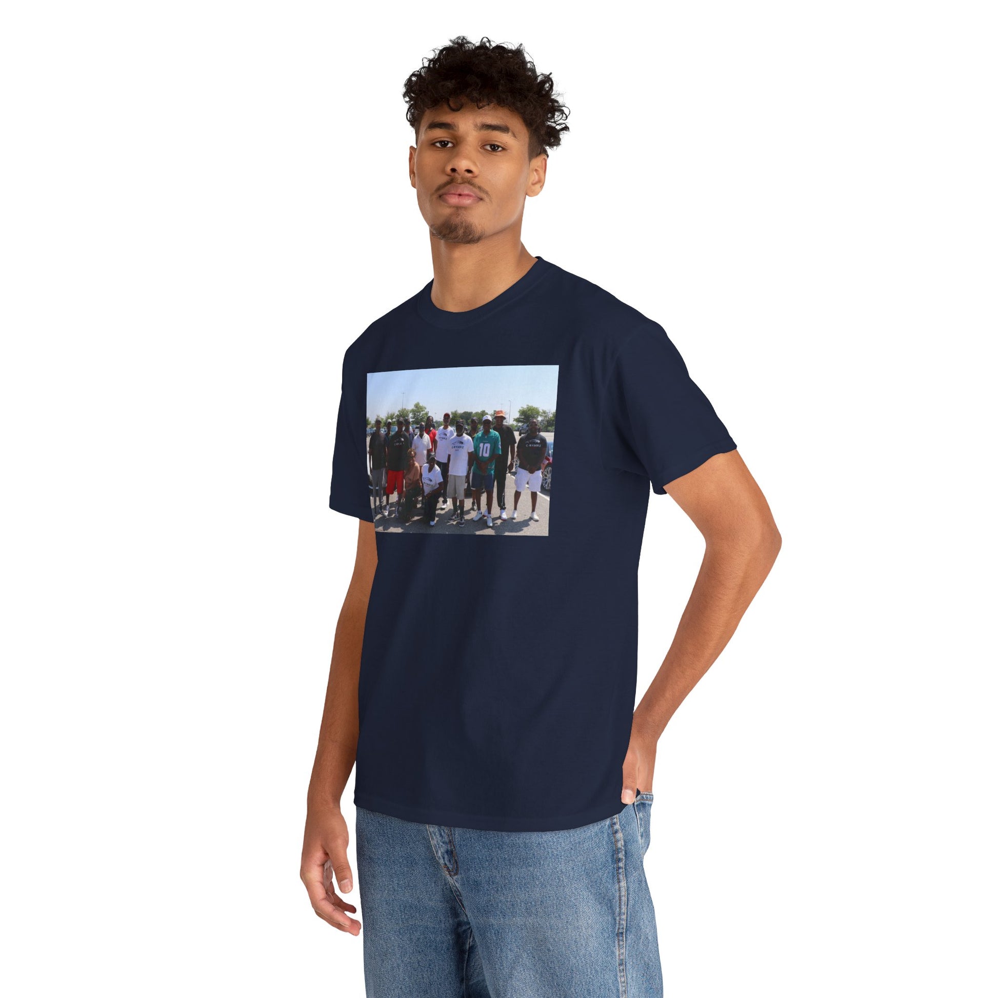 C-RYDERZ Group Photo Custom Tee — Personalized Reunion & Team Picture Shirt Printify