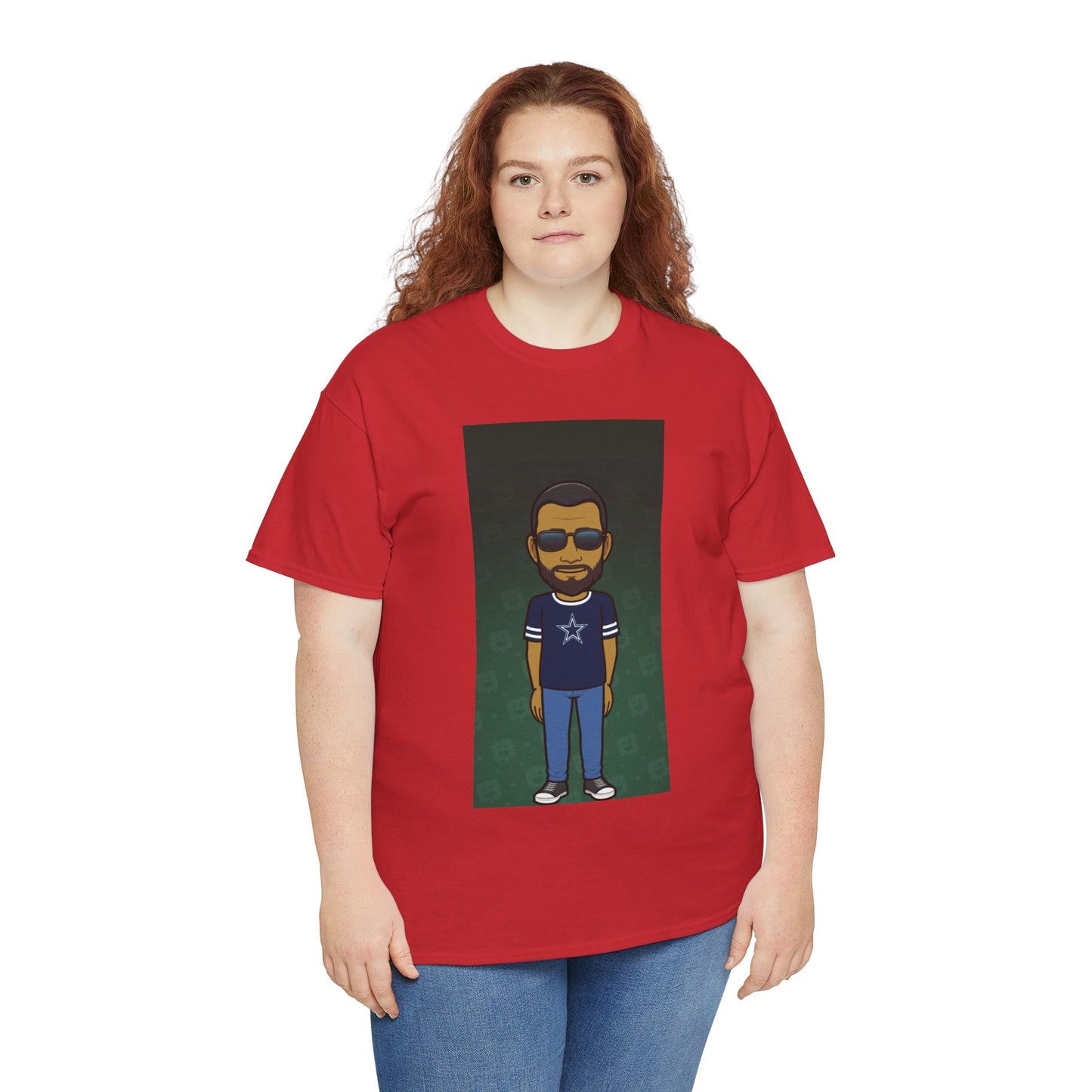 Cartoon Guy Graphic Tee — Personalized Avatar Shirt Printify