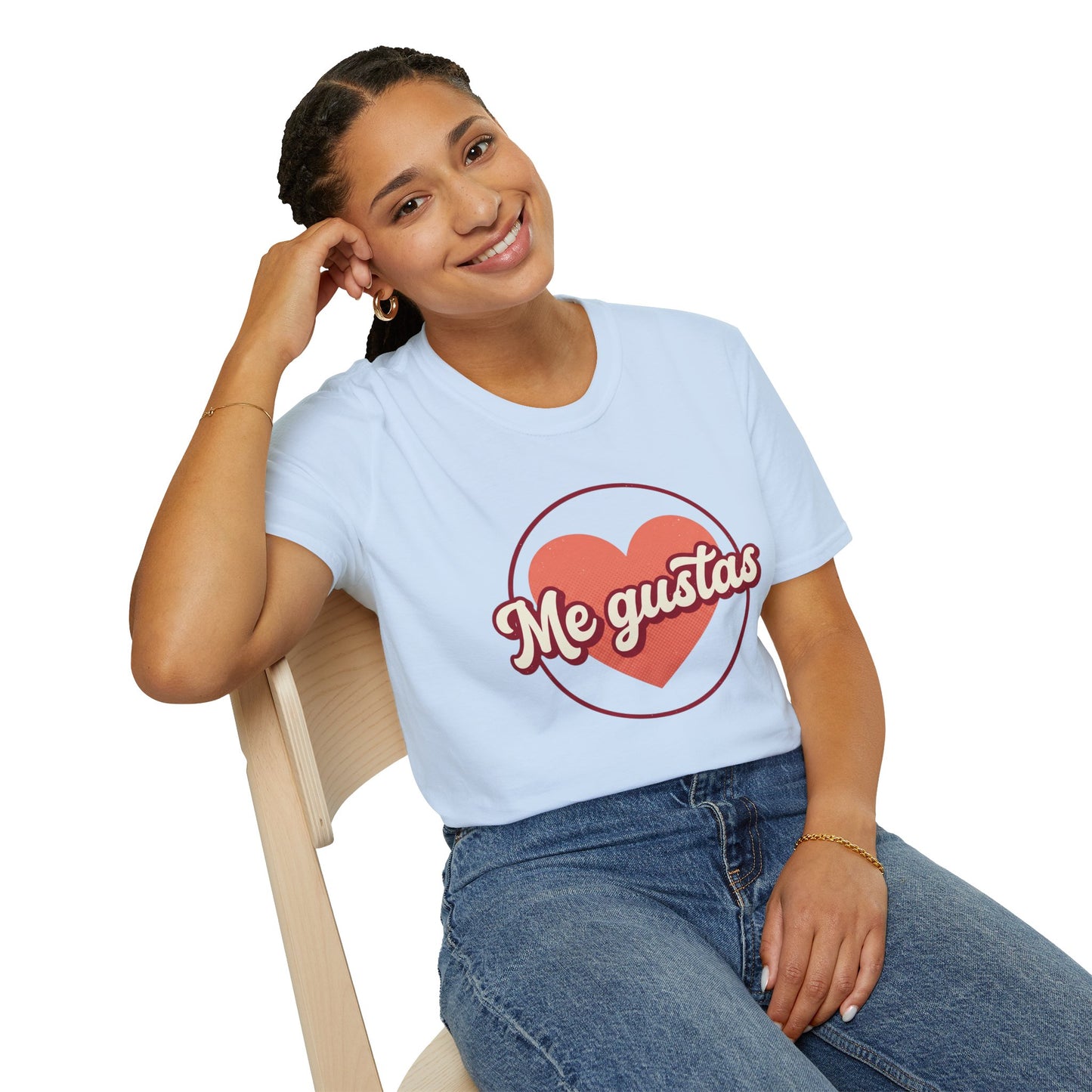 Me Gustas Heart T-Shirt — Spanish Love Graphic Tee