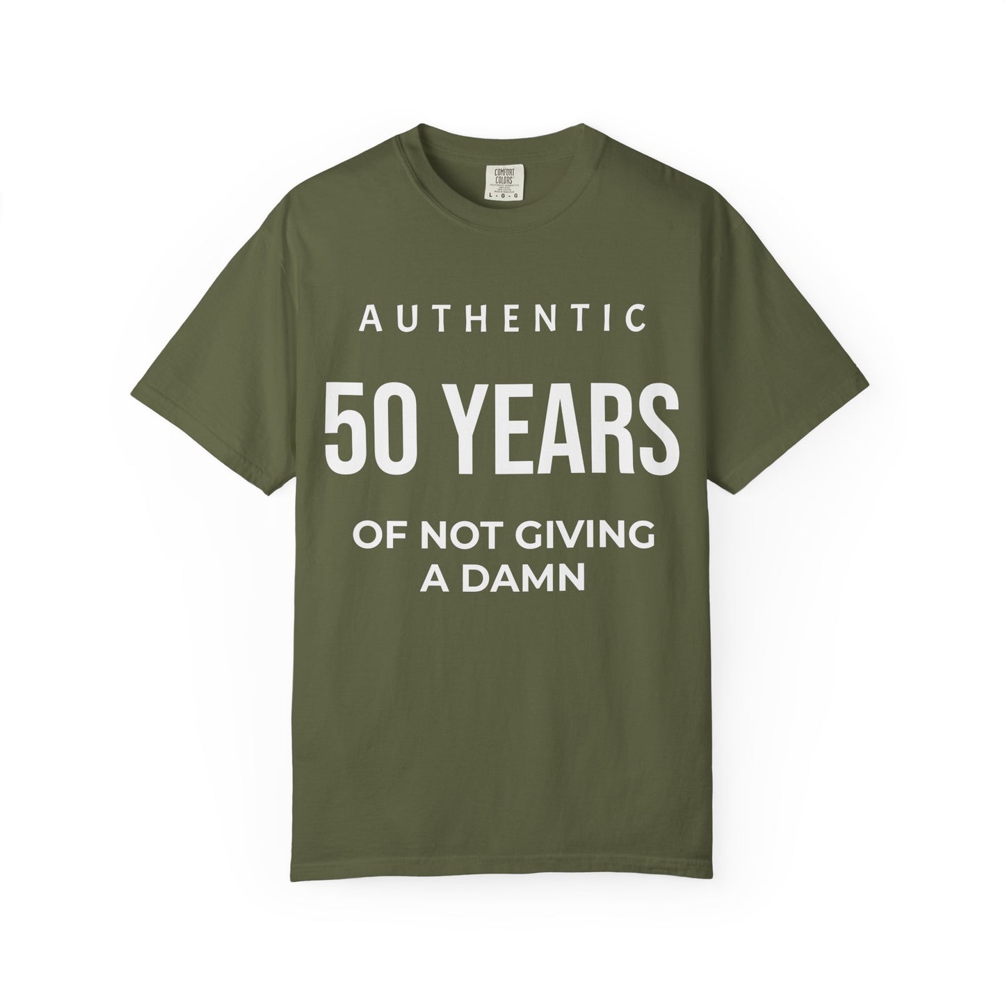 50 Years of Not Giving a Damn T-Shirt — Funny 50th Birthday Tee