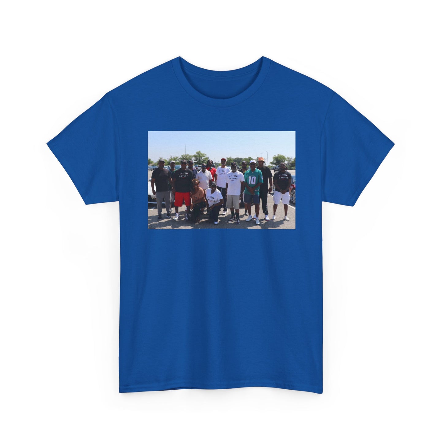 C-RYDERZ Group Photo Custom Tee — Personalized Reunion & Team Picture Shirt Printify
