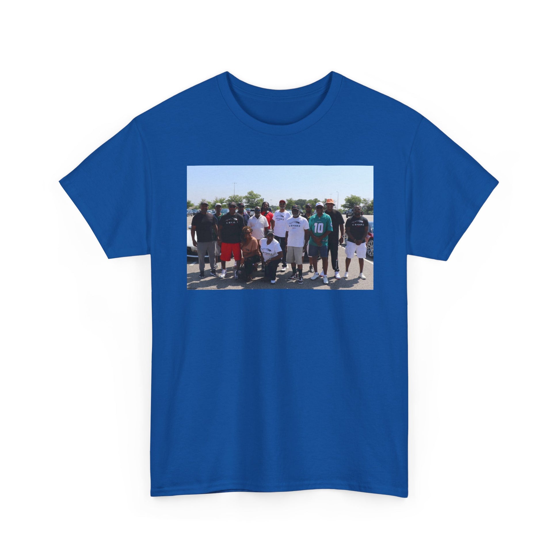 C-RYDERZ Group Photo Custom Tee — Personalized Reunion & Team Picture Shirt Printify