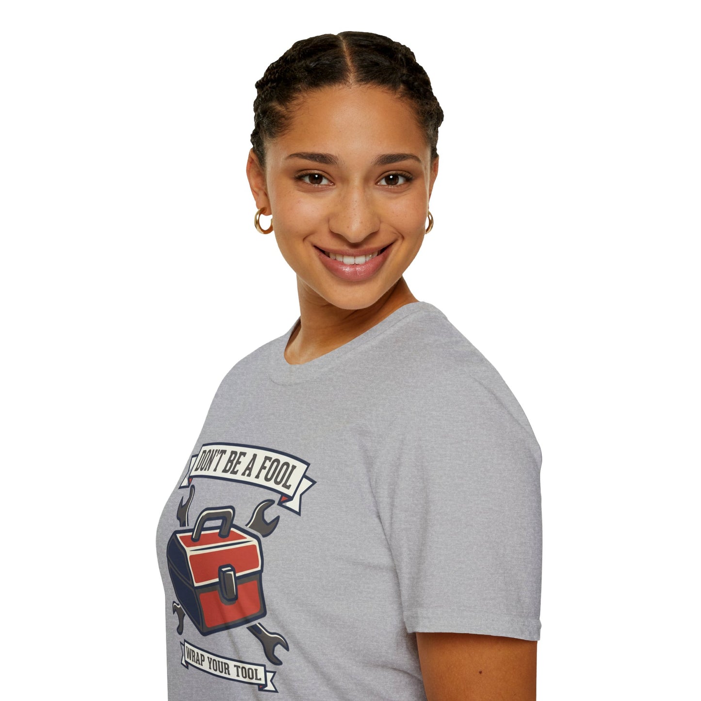 Don't Be a Fool Toolbox T‑Shirt — Wrap Your Tool Shirt for Mechanics & DIYers
