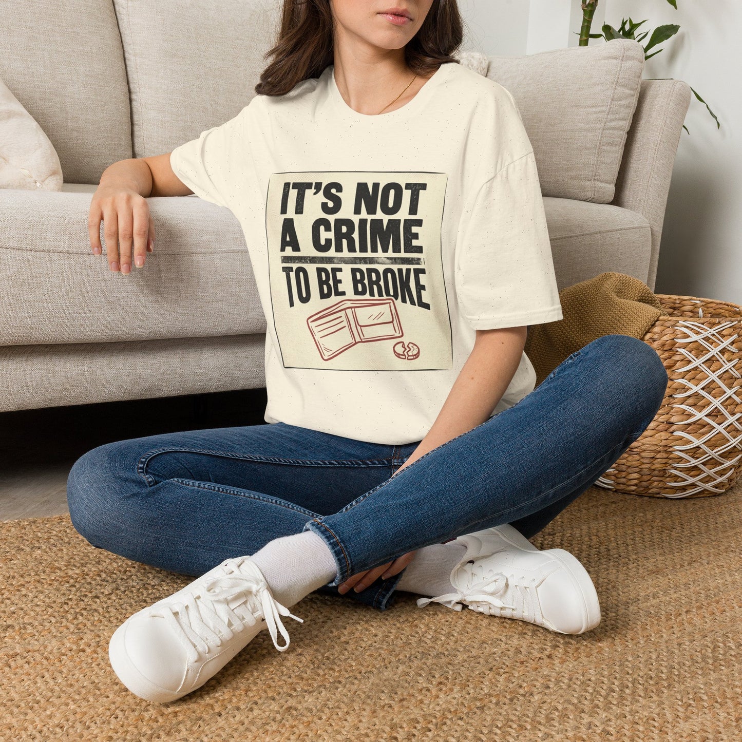 It's Not a Crime to Be Broke T-Shirt
