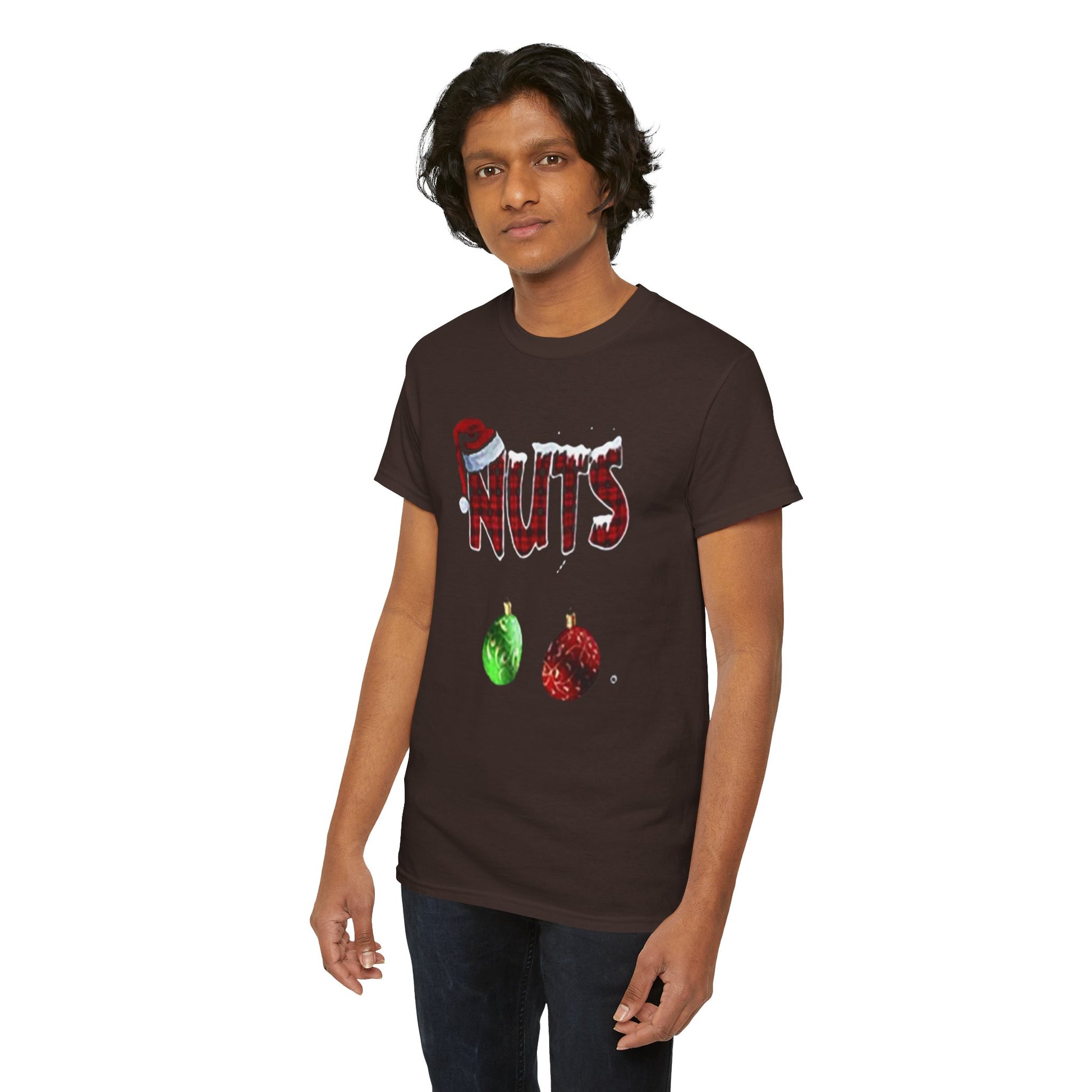 Holiday 'Nuts' Tee — Funny Christmas Ornament Graphic T-Shirt Printify