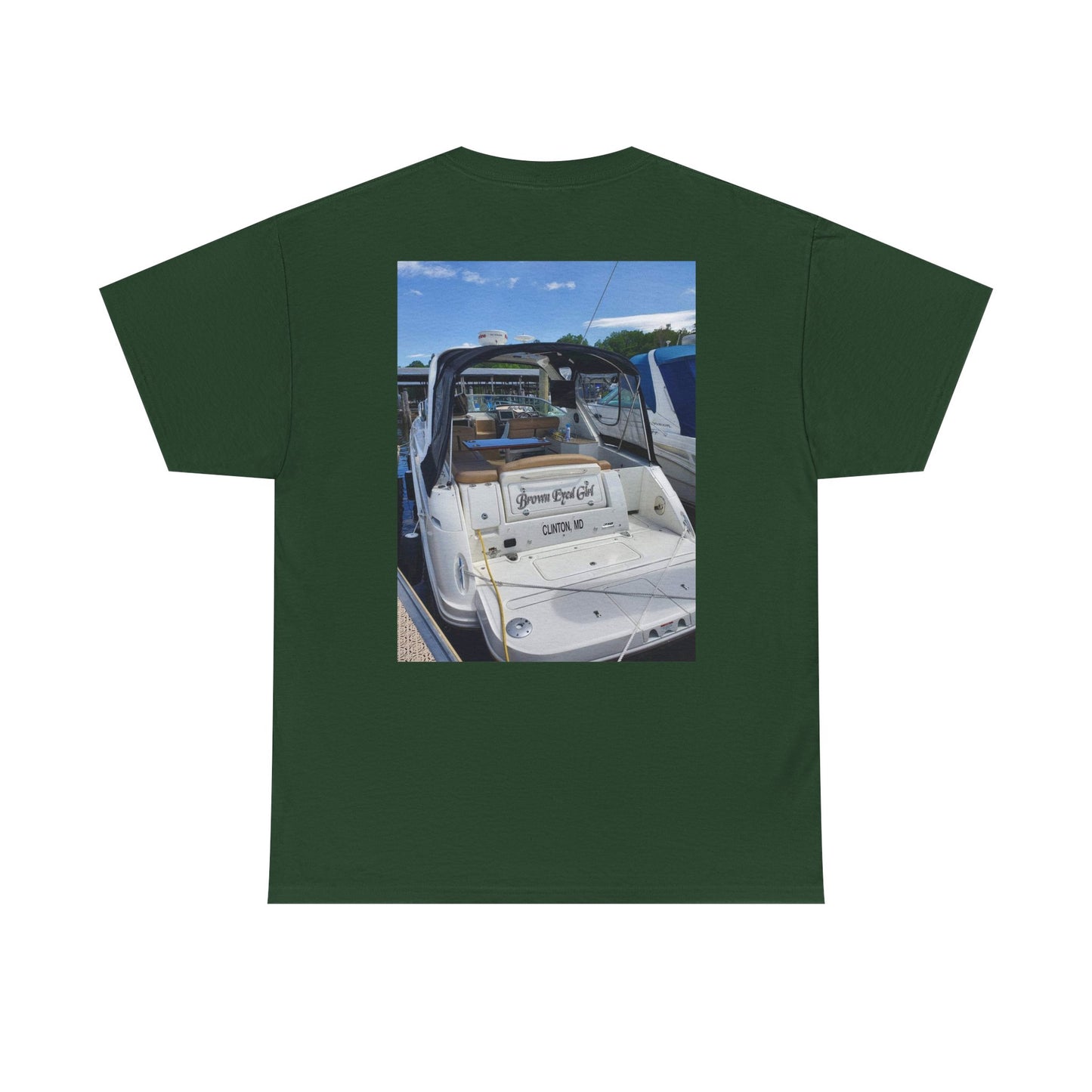 Custom Photo Print T-Shirt — Personalized Selfie Tee ("Welcome" Coffee Graphic) Printify