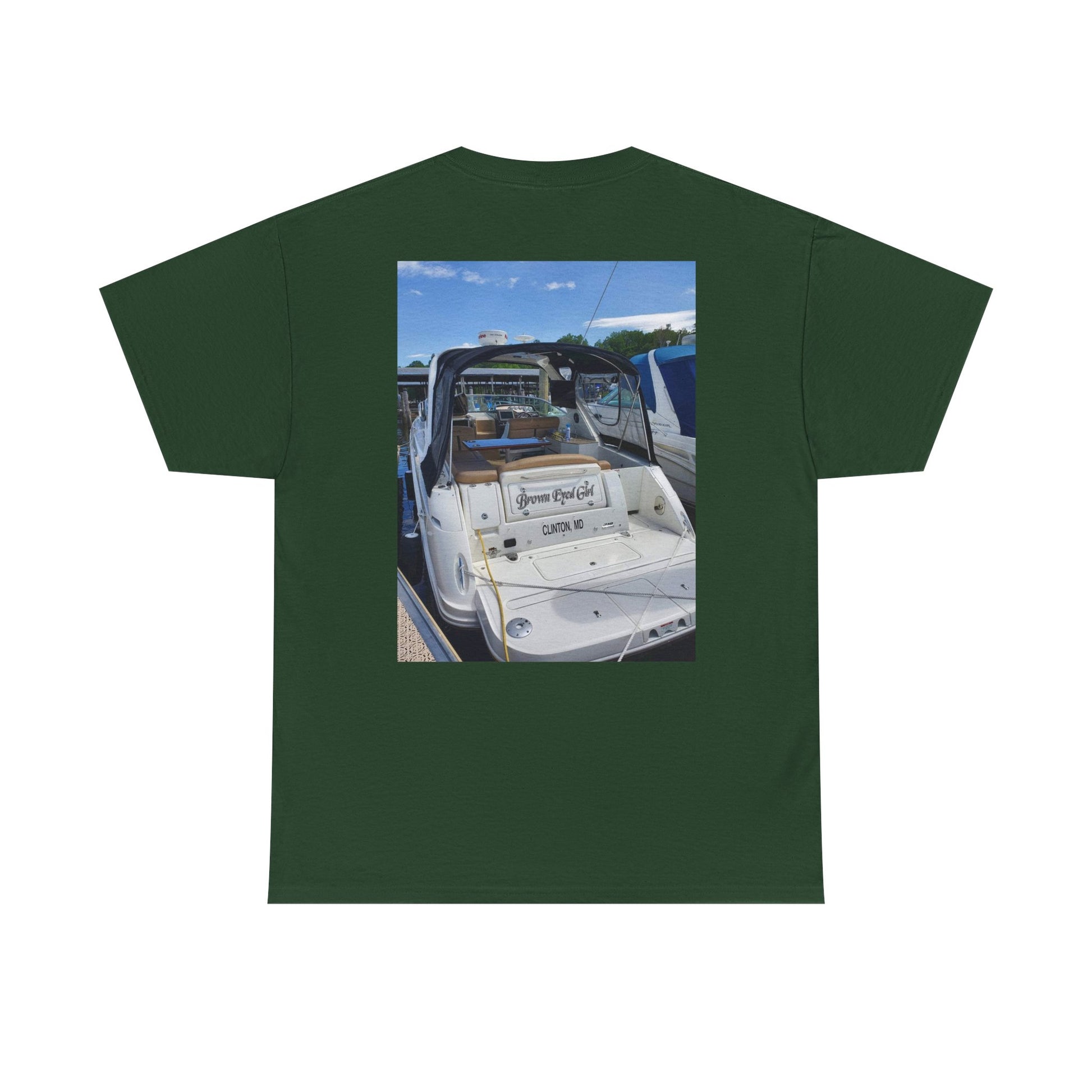 Custom Photo Print T-Shirt — Personalized Selfie Tee ("Welcome" Coffee Graphic) Printify