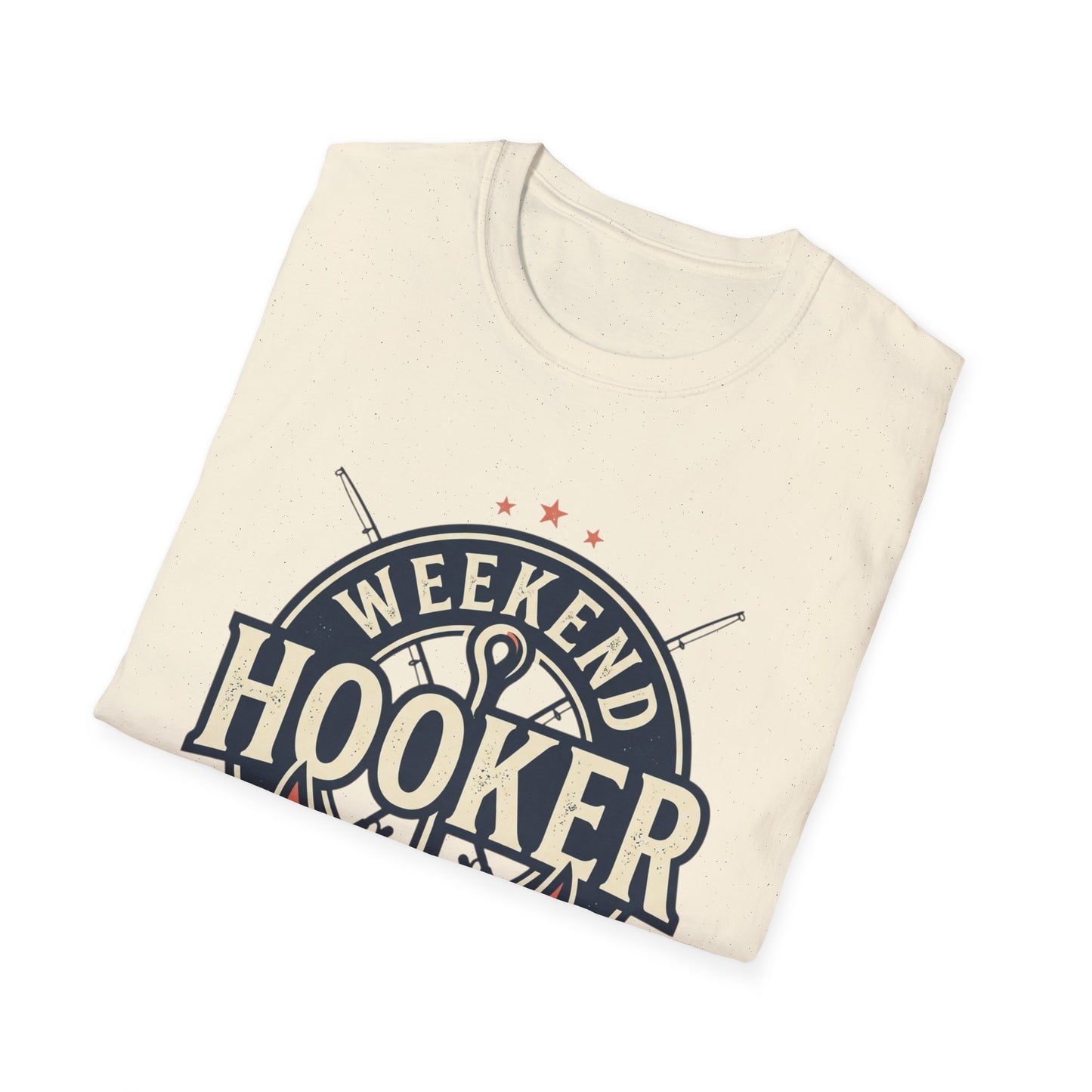 Weekend Hooker Fishing T-Shirt — Anchor & Rod Graphic Tee