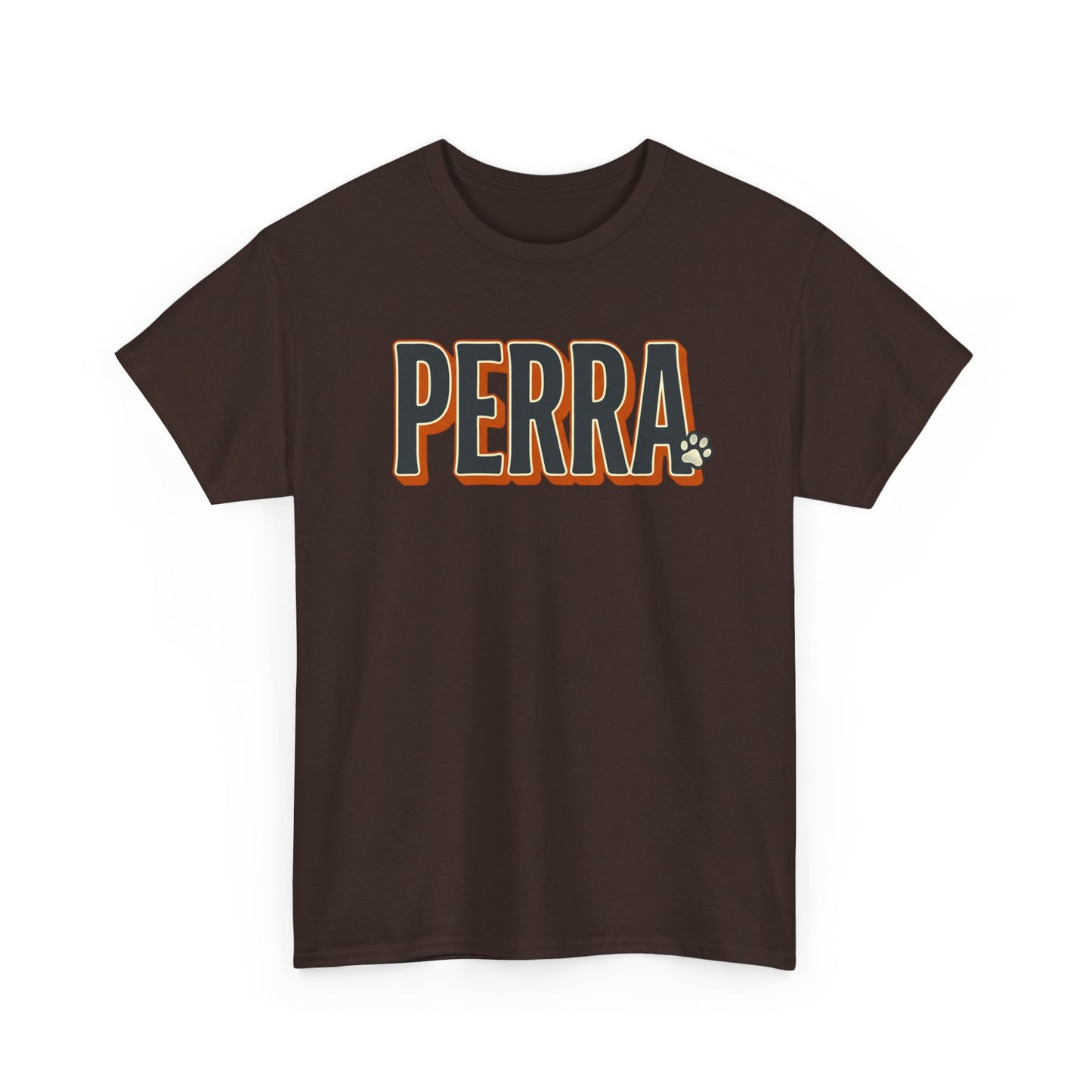 Perra Graphic Tee – Bold Retro Lettering T-Shirt