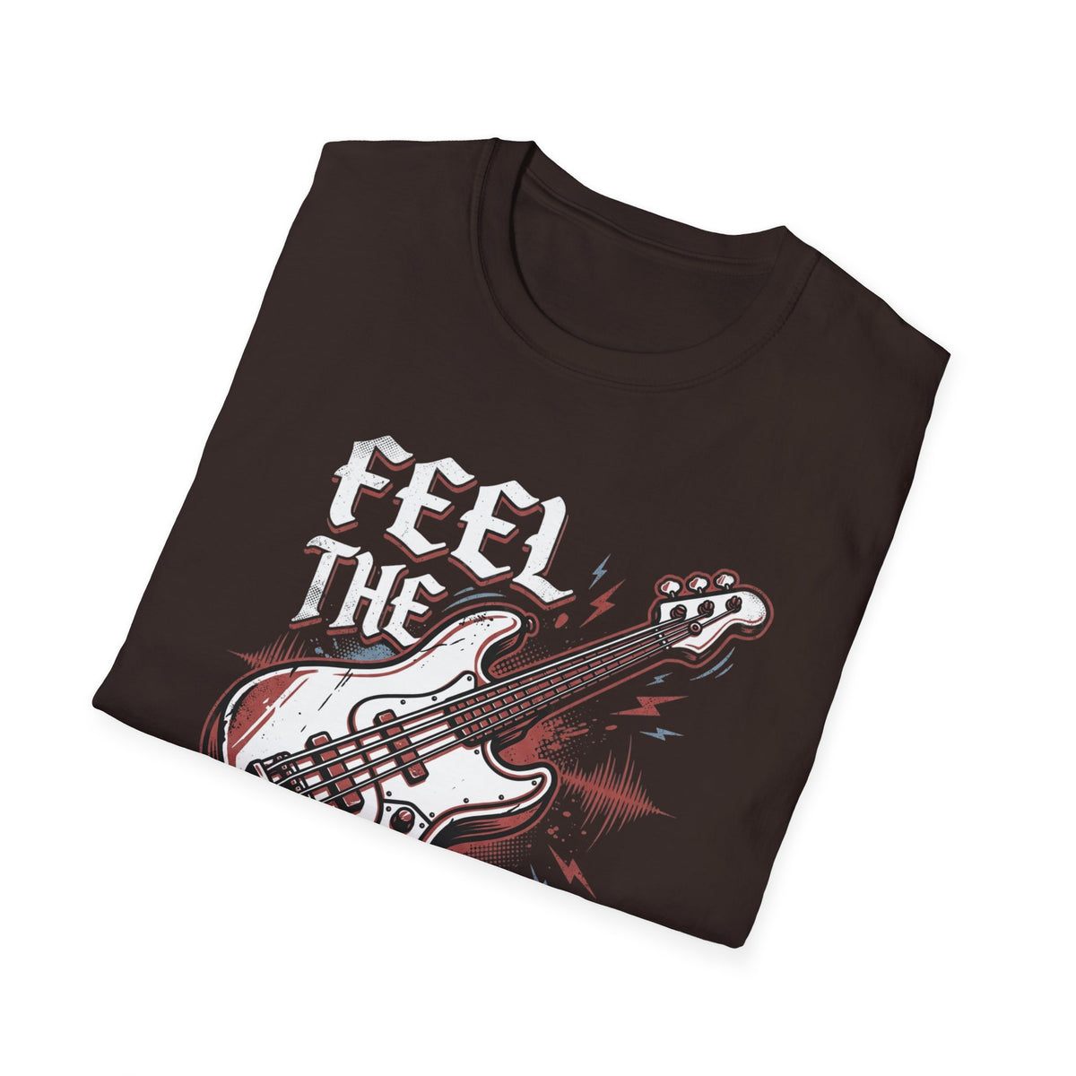 Bass Guitar Graphic T-Shirt — Rock Music Tee ("Bass Player")