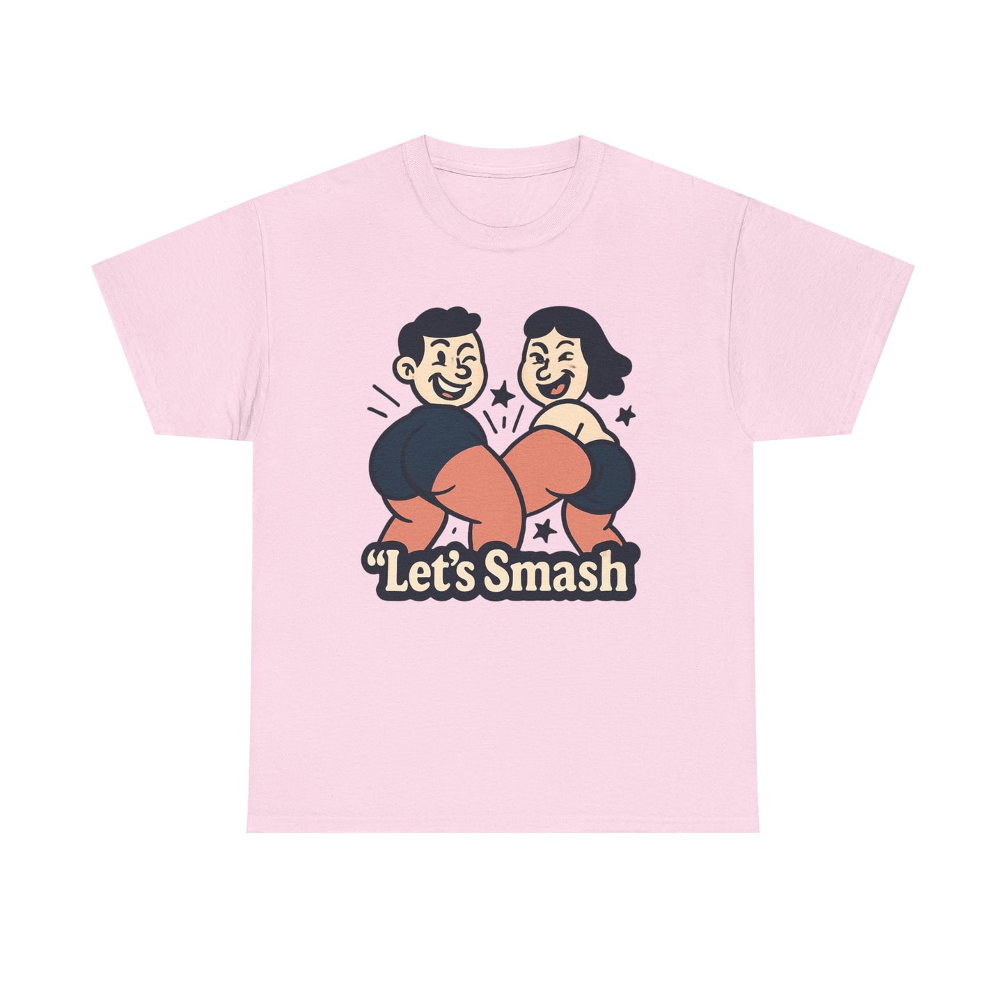 Let's Smash Tee — Retro Couples Valentine's T-Shirt
