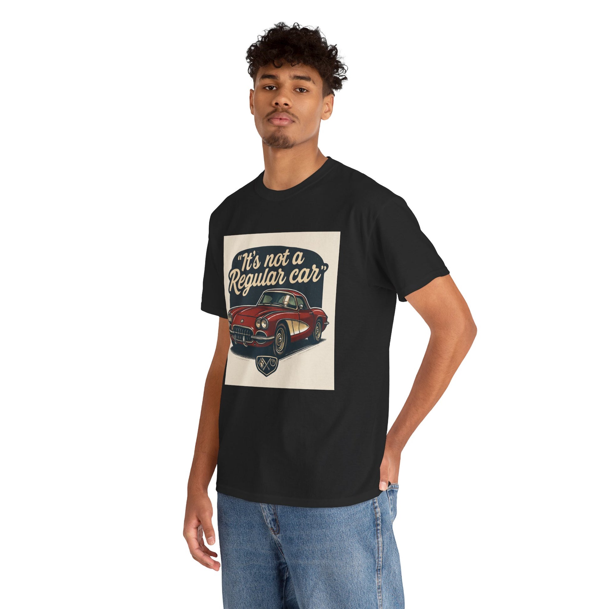 Classic Car Tee — "It's Not a Regular Car" Vintage Muscle Car Shirt Printify