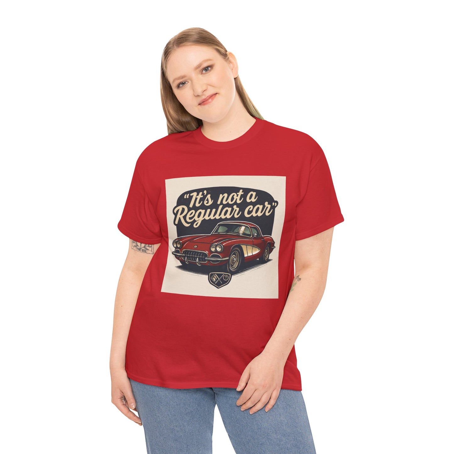 Classic Car Tee — "It's Not a Regular Car" Vintage Muscle Car Shirt Printify
