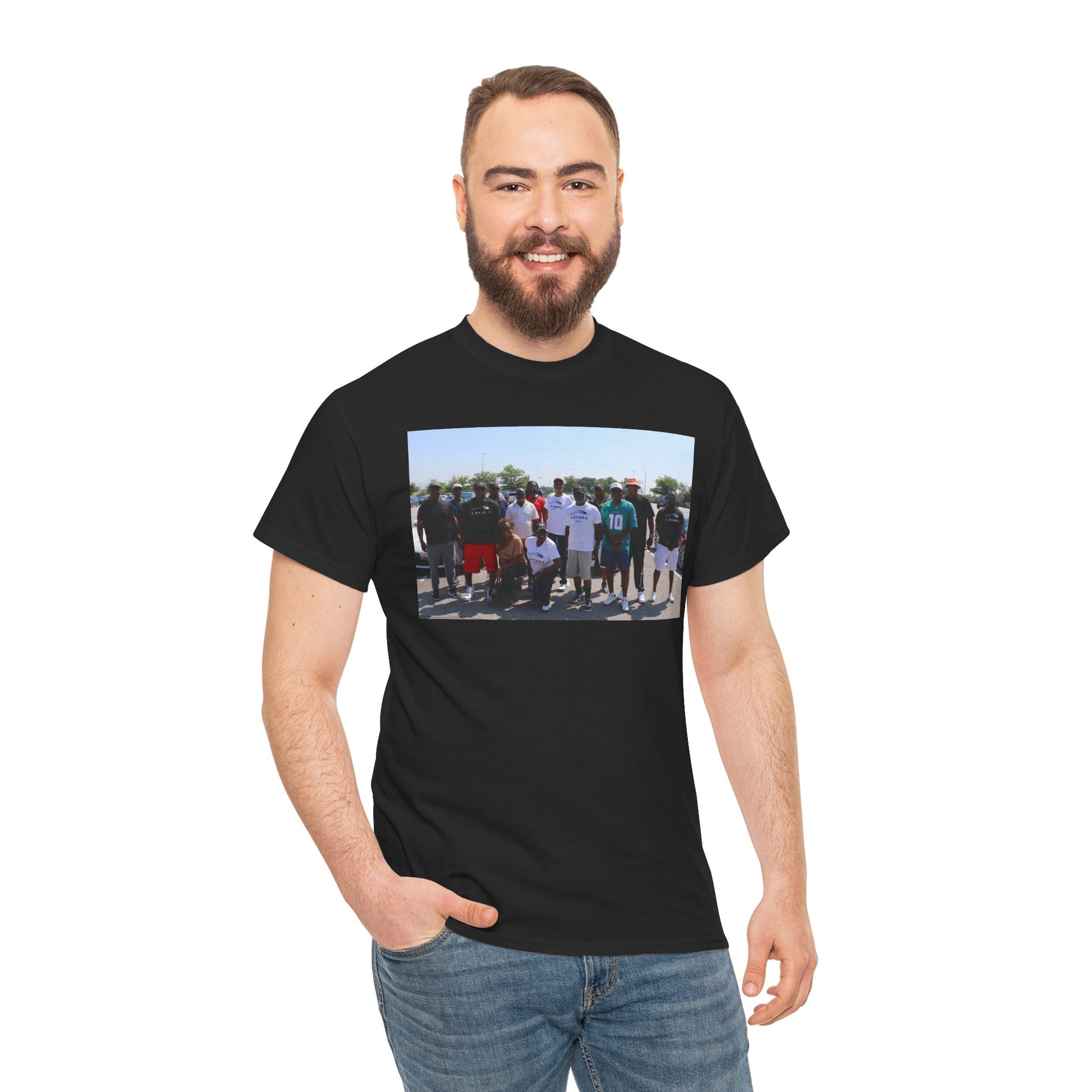 C-RYDERZ Group Photo Custom Tee — Personalized Reunion & Team Picture Shirt Printify