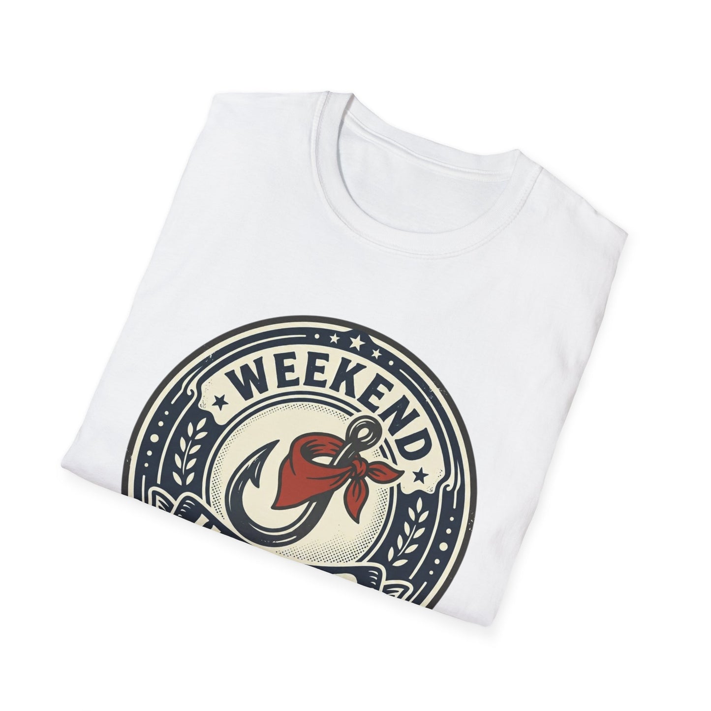 Weekend Hooker Fishing T-Shirt — Retro Angler Logo Tee