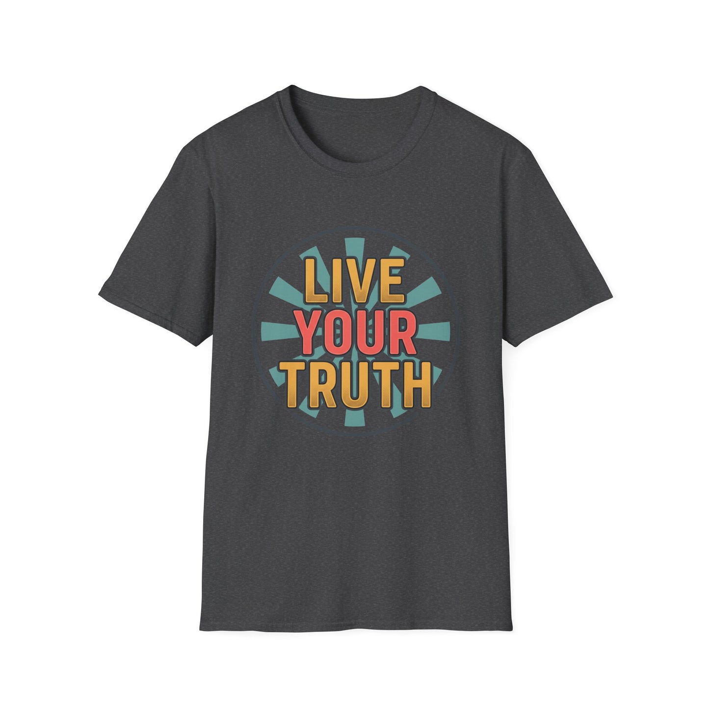 Live Your Truth T-Shirt — Retro Inspirational Graphic Tee