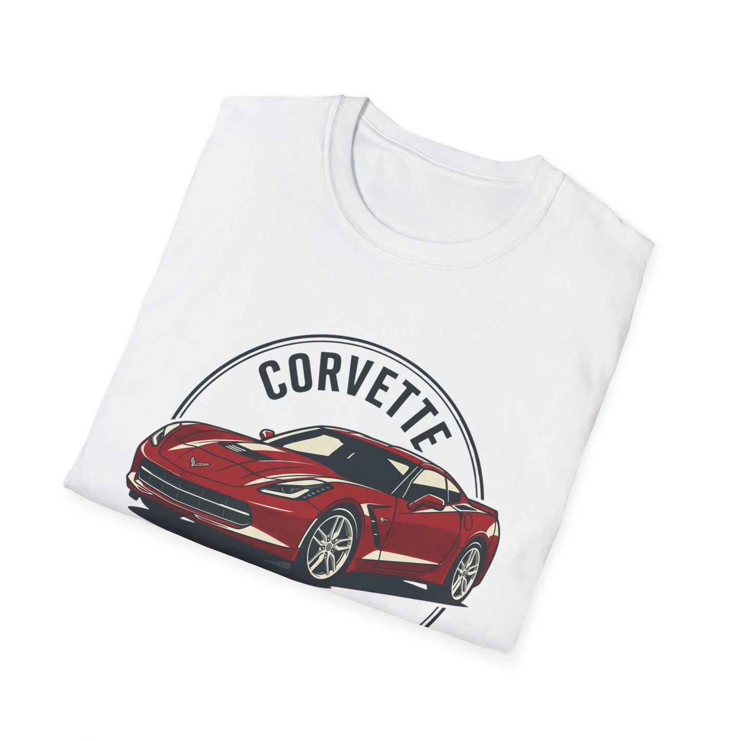 Corvette C7 Tee — Retro Red Sports Car T-Shirt