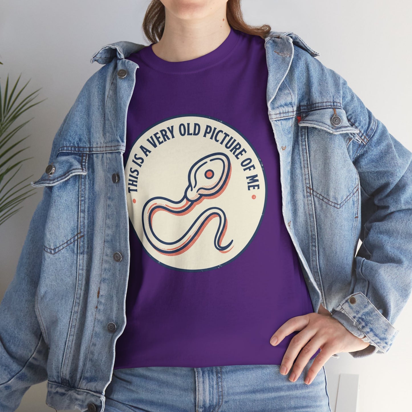 "This Is A Very Old Picture Of Me" Retro Snake Graphic Tee