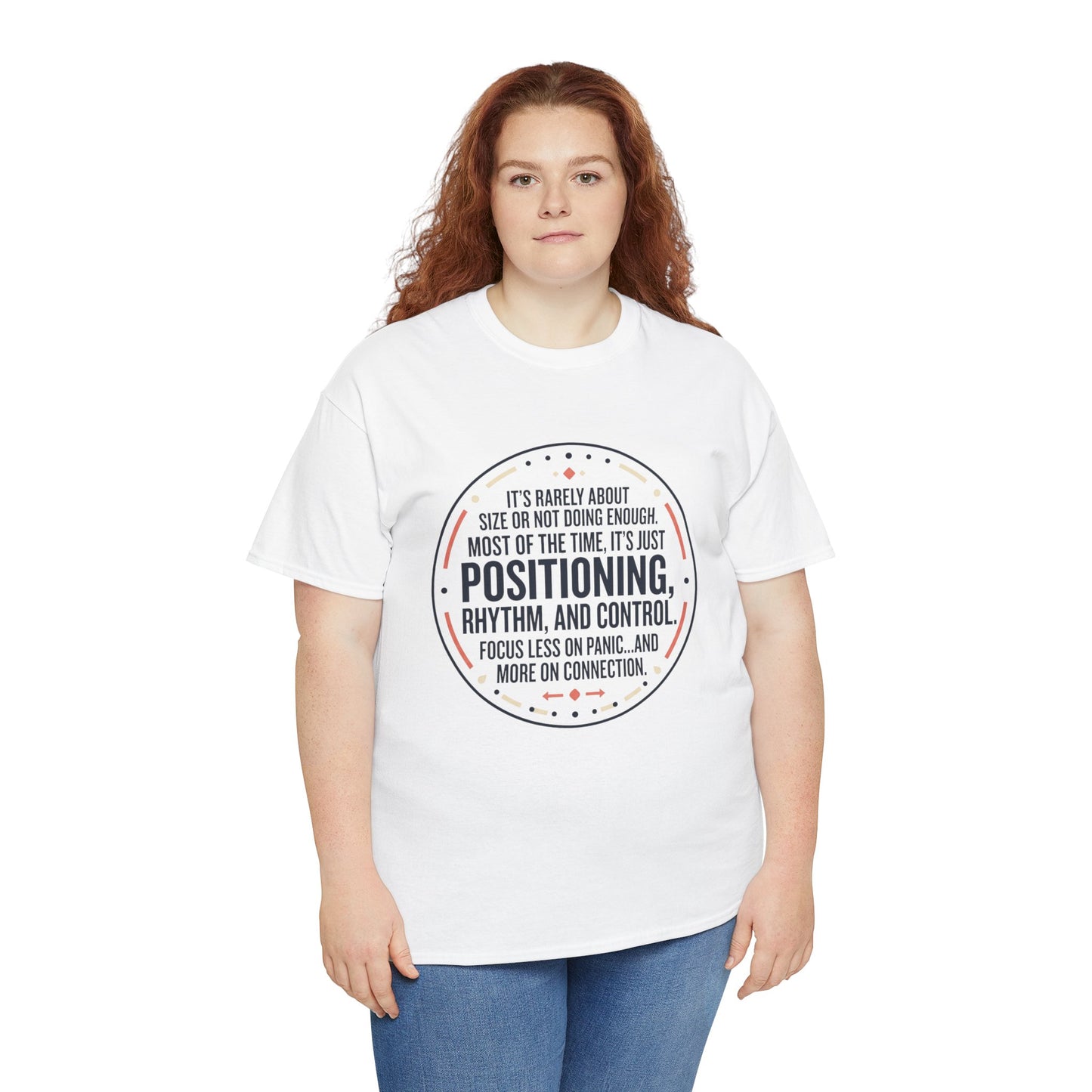 "Positioning, Rhythm, and Control" Motivational Tee—Inspirational Quote T-Shirt