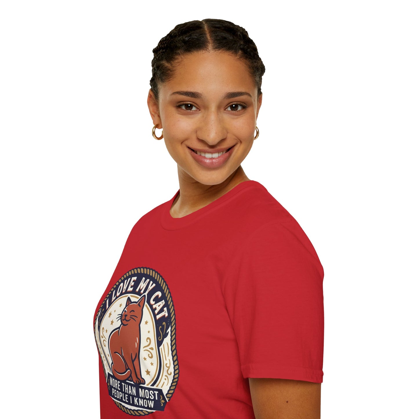 I Love My Cat T-Shirt — "I Love My Cat More Than Most People I Know" Cat Lover Tee