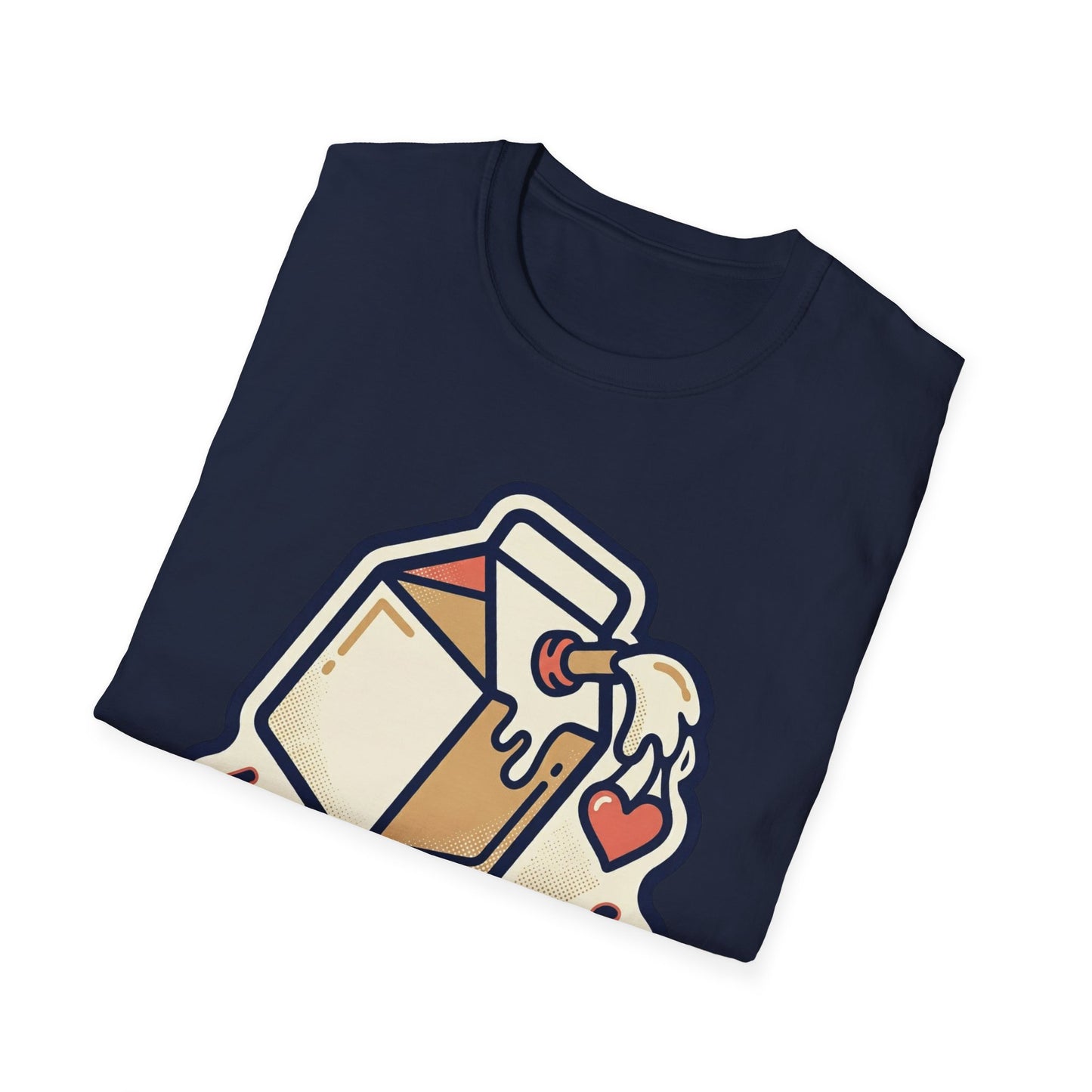 Cream Pie Cartoon T-Shirt — "I Like Creampies" Retro Milk Carton Graphic Tee
