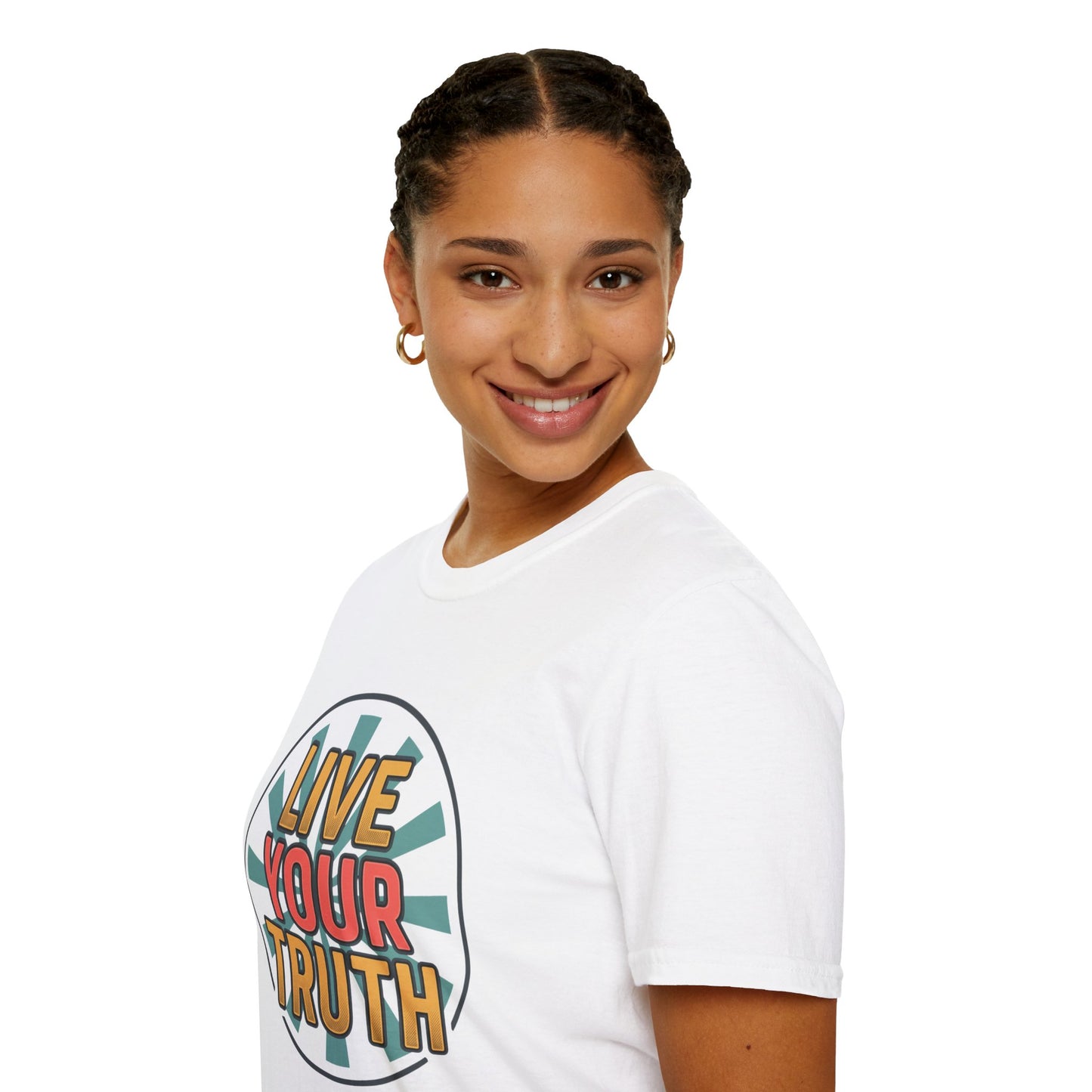 Live Your Truth T-Shirt — Retro Inspirational Graphic Tee
