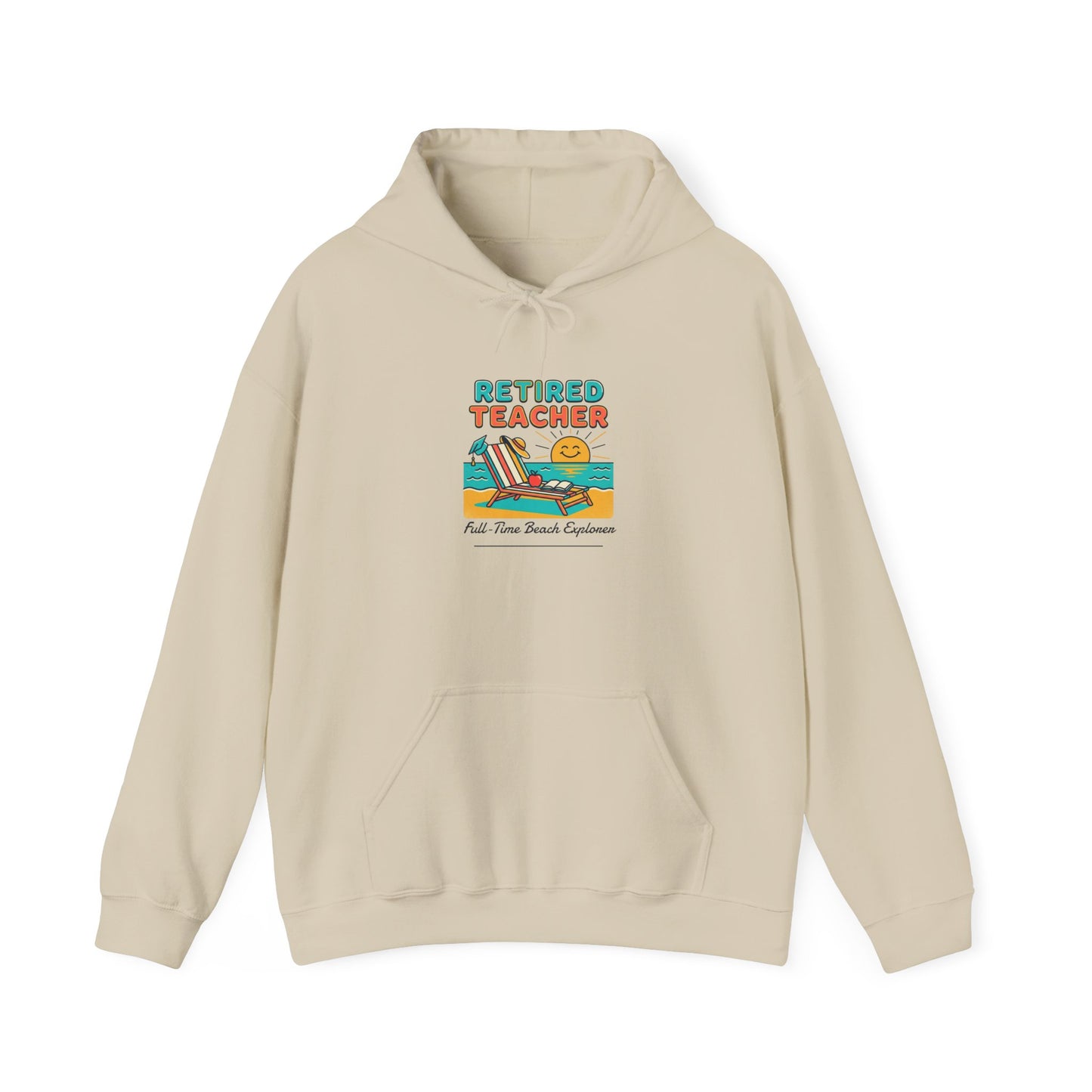 Retired Teacher Hoodie | Retirement, Beach Life, Custom Year