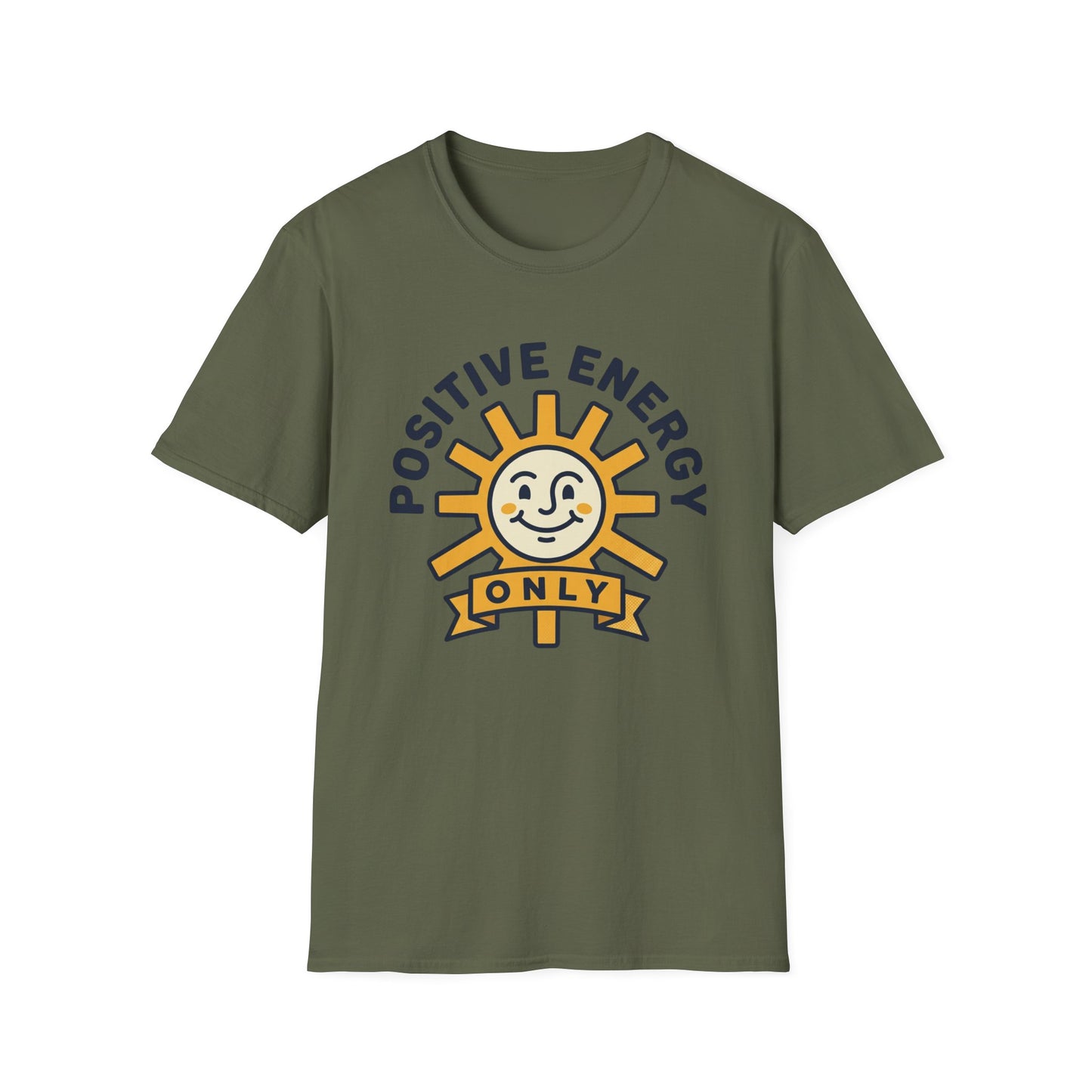 Positive Energy T-Shirt — Sunny 'Positive Energy Only' Graphic Tee