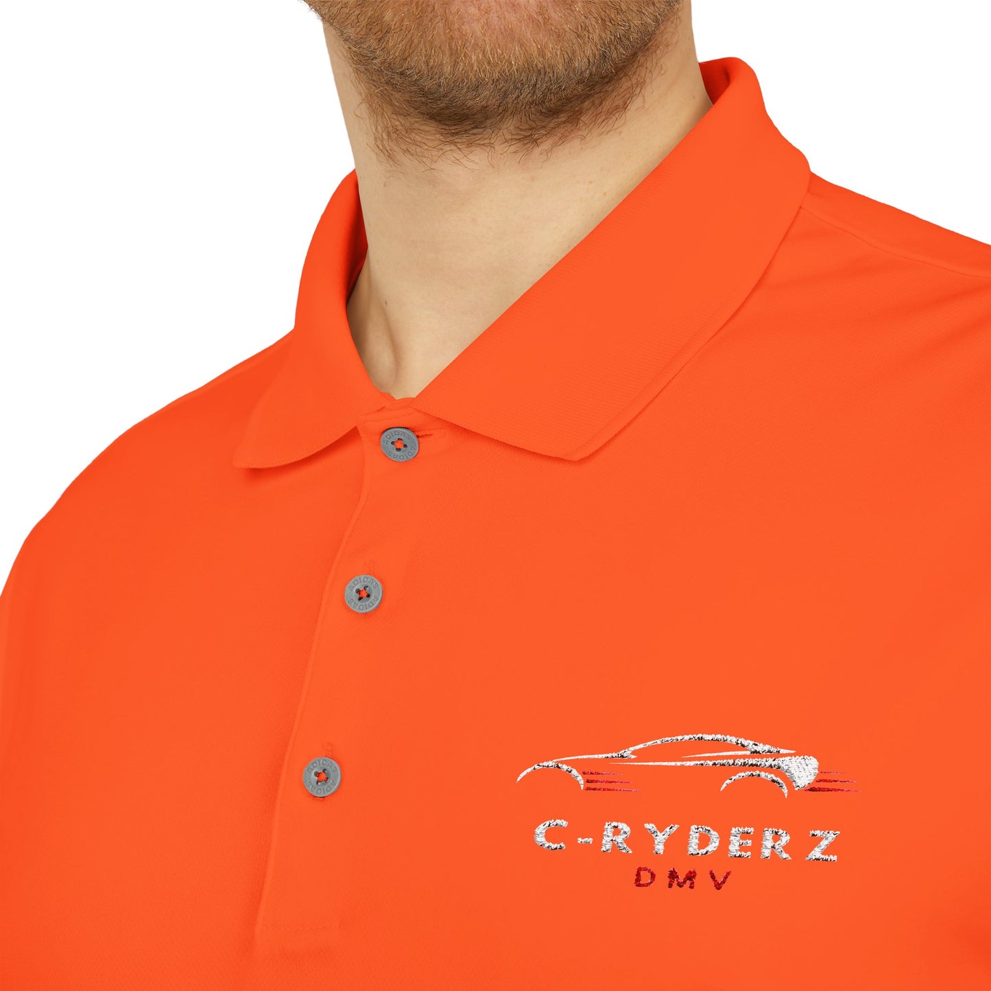 C-RYDERZ Unisex Performance Polo - Bright Orange Activewear