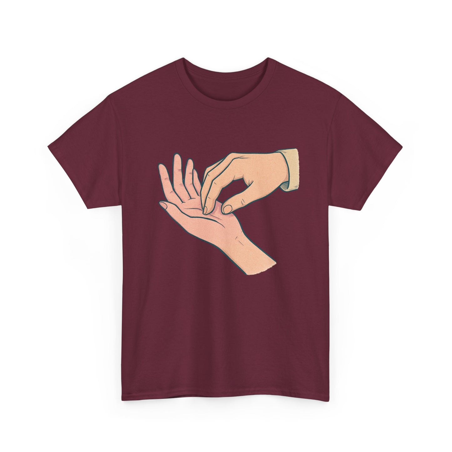 T-Shirt - Gentle Palm Reading Illustration Tee