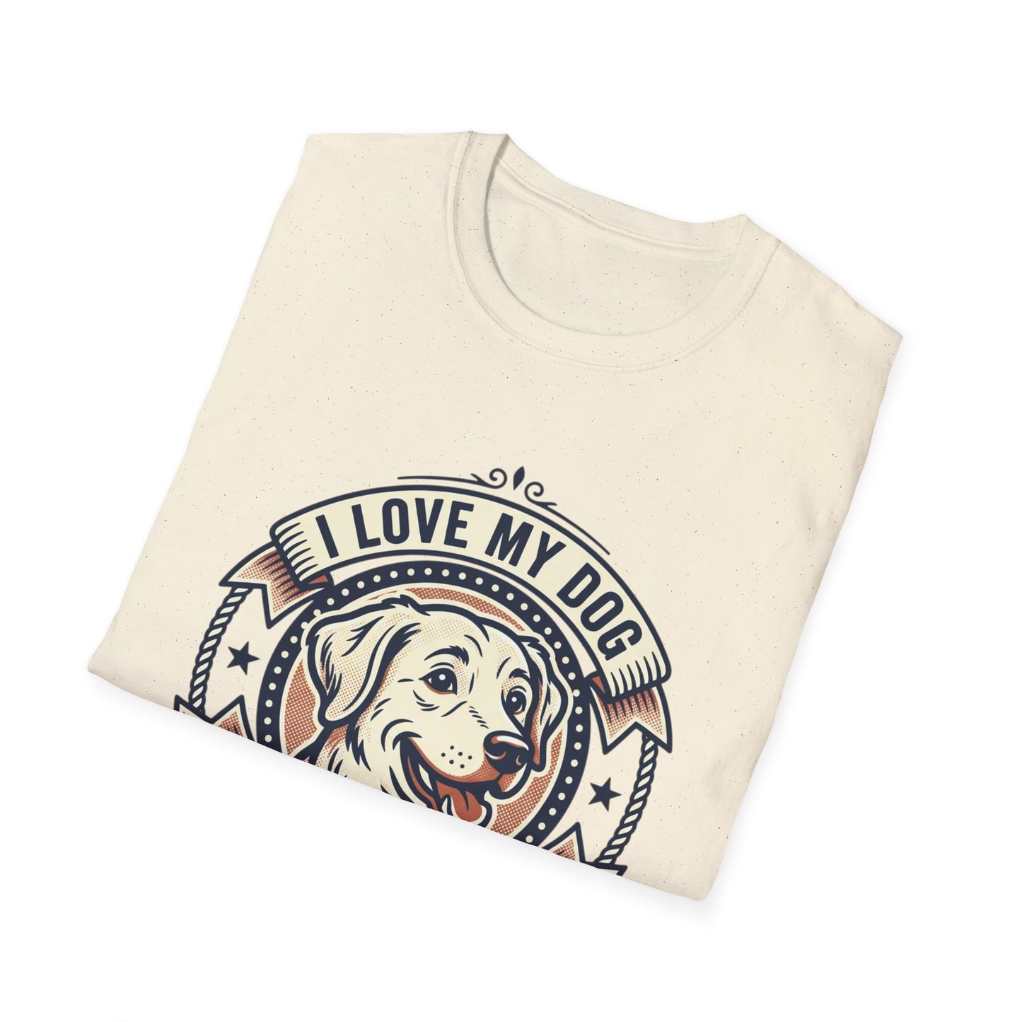 I Love My Dog T-Shirt – Retro Dog Lover Tee ("I Love My Dog More Than Most of the People I Know")