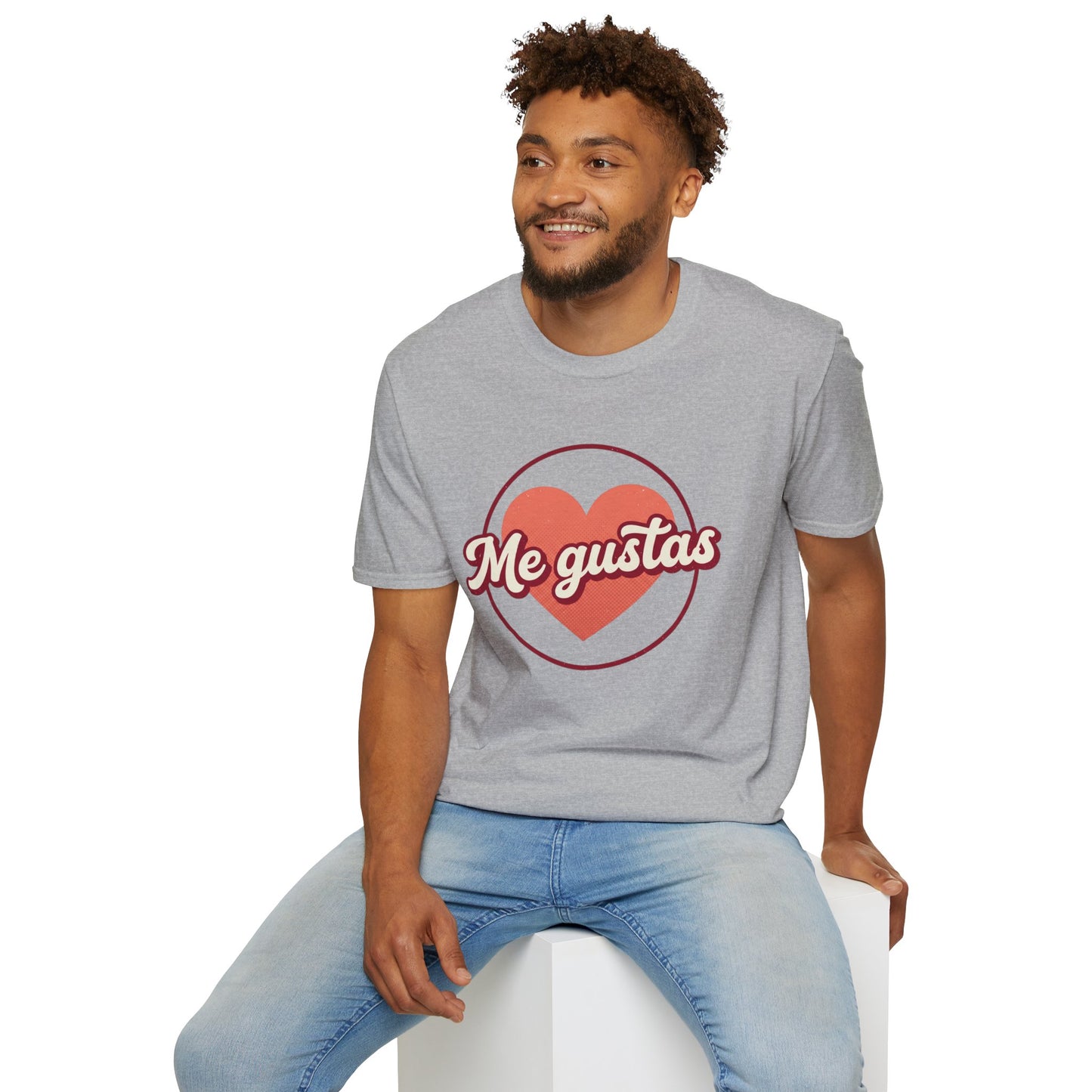 Me Gustas Heart T-Shirt — Spanish Love Graphic Tee