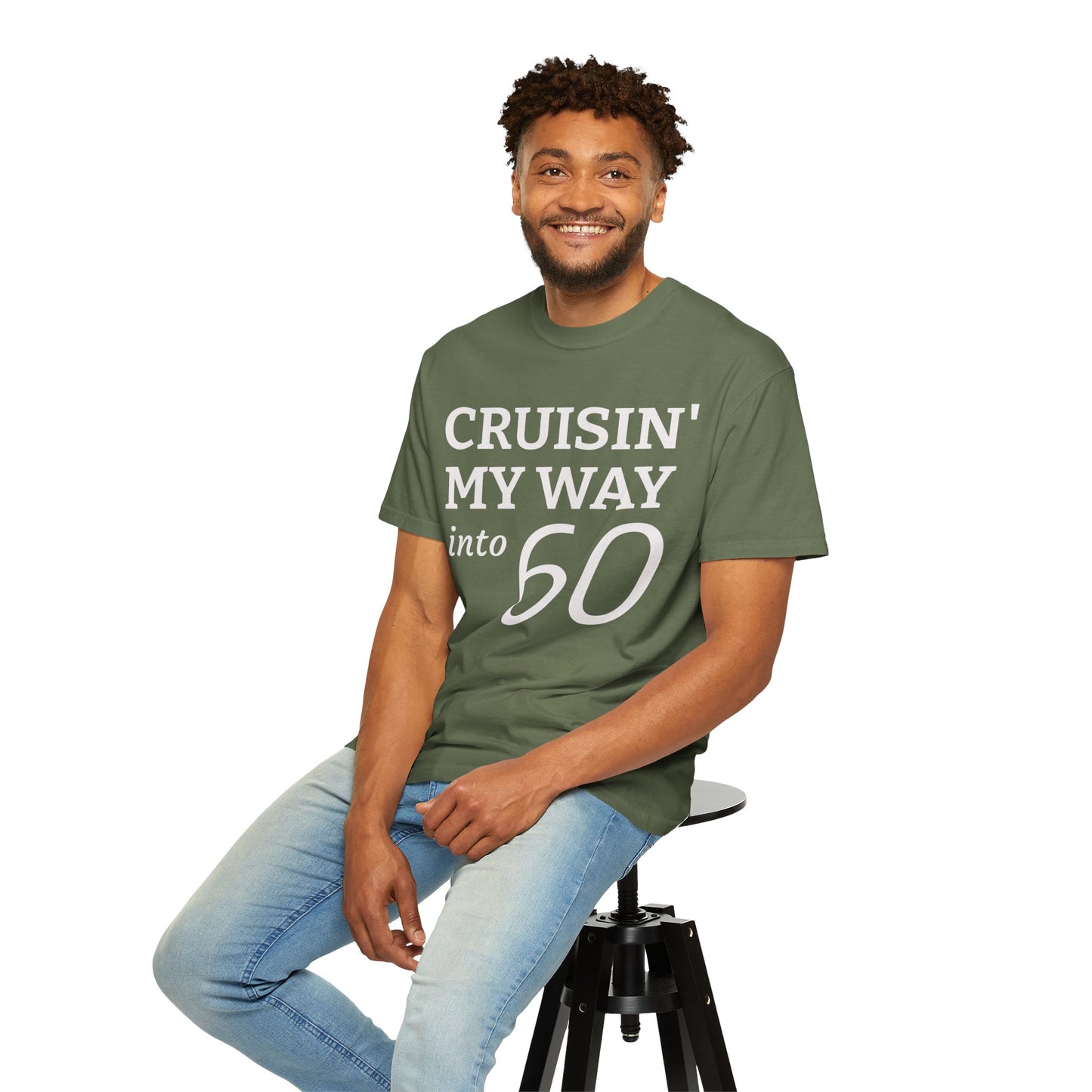 Cruisin' My Way Into 60 T-Shirt — 60th Birthday Tee